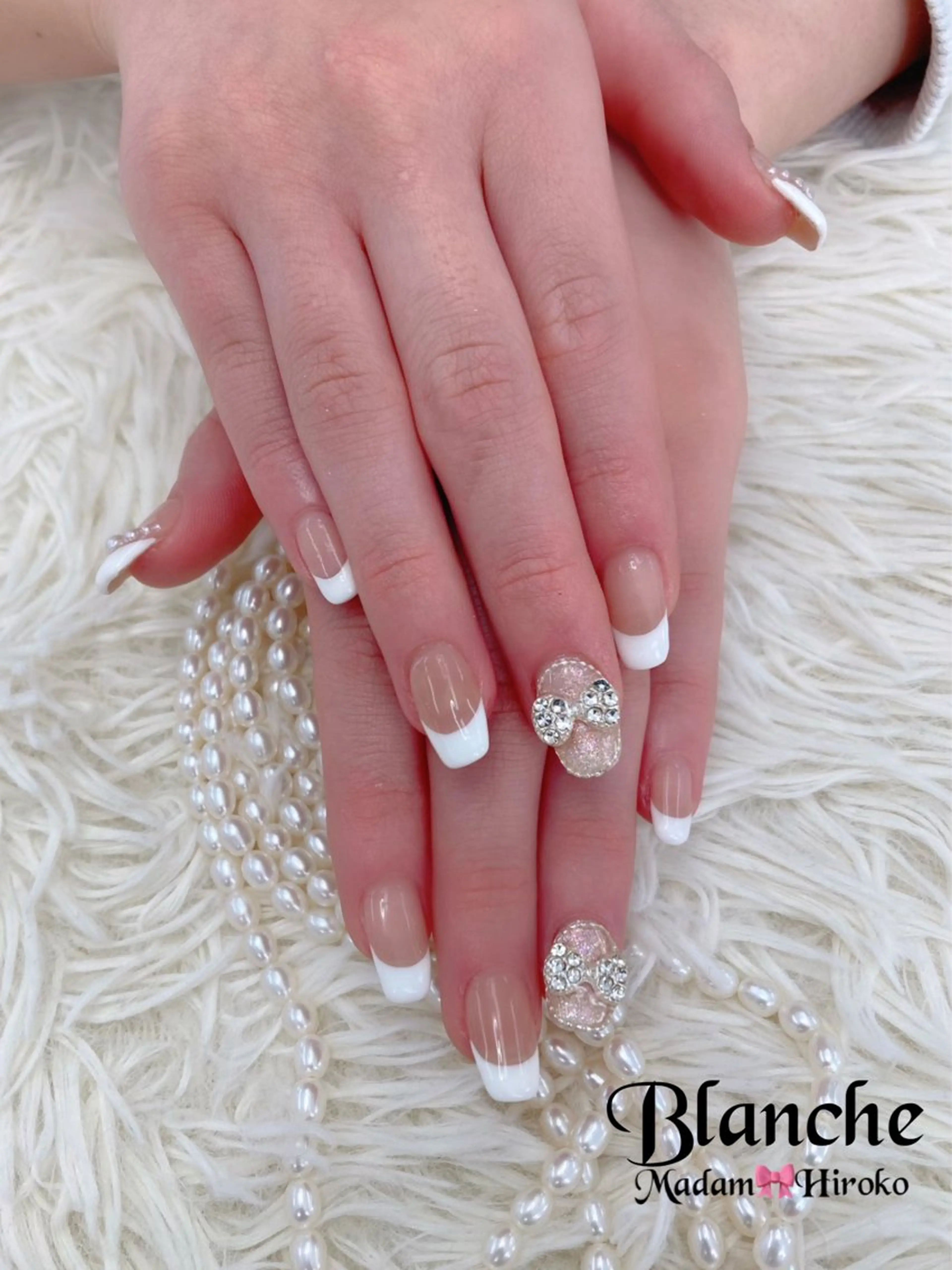 ネイル フレンチネイル Lianネイル 寛子Lianのネイルデザイン