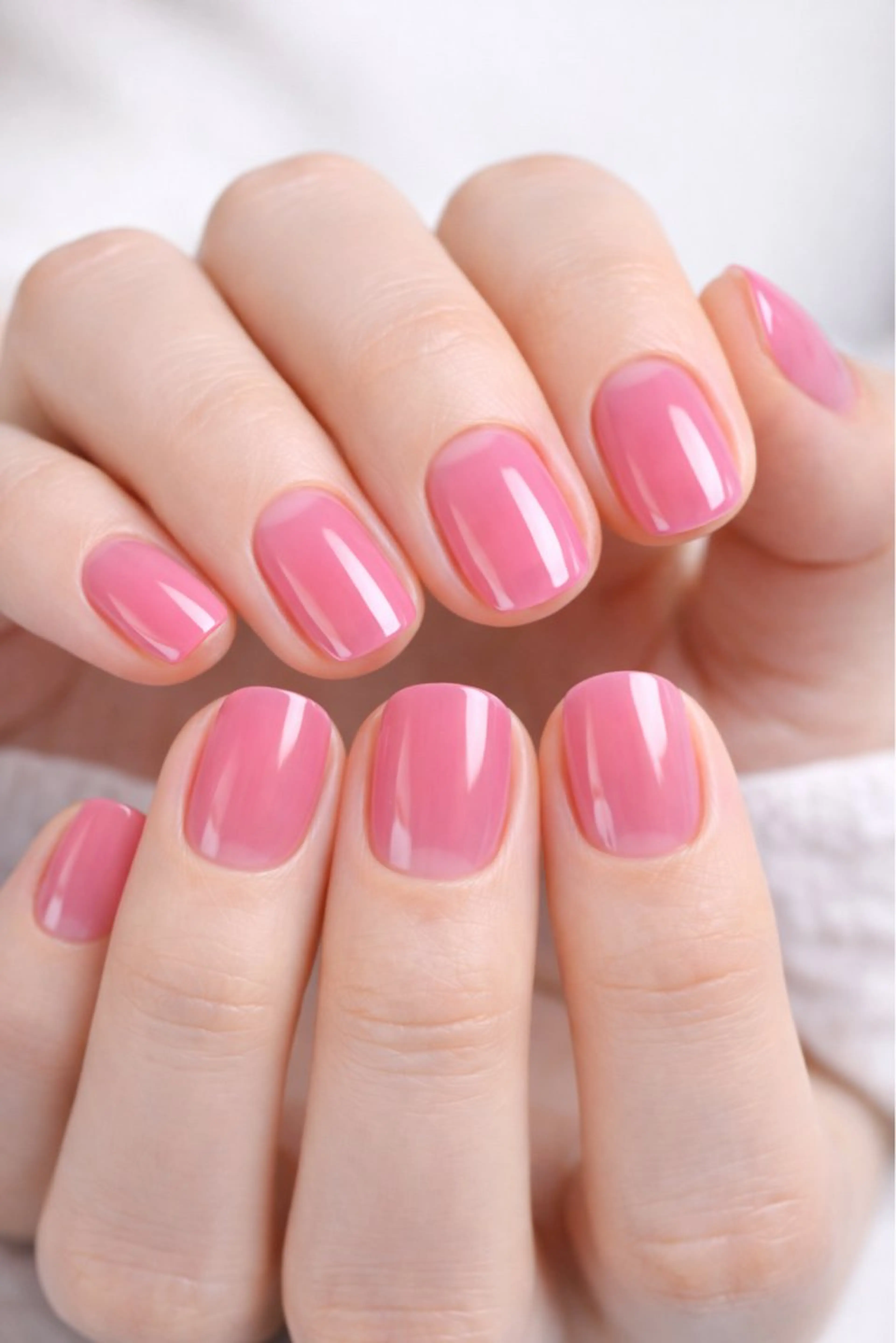 ネイル ワンカラーネイル ハンドネイル 生駒 夕来のネイルデザイン