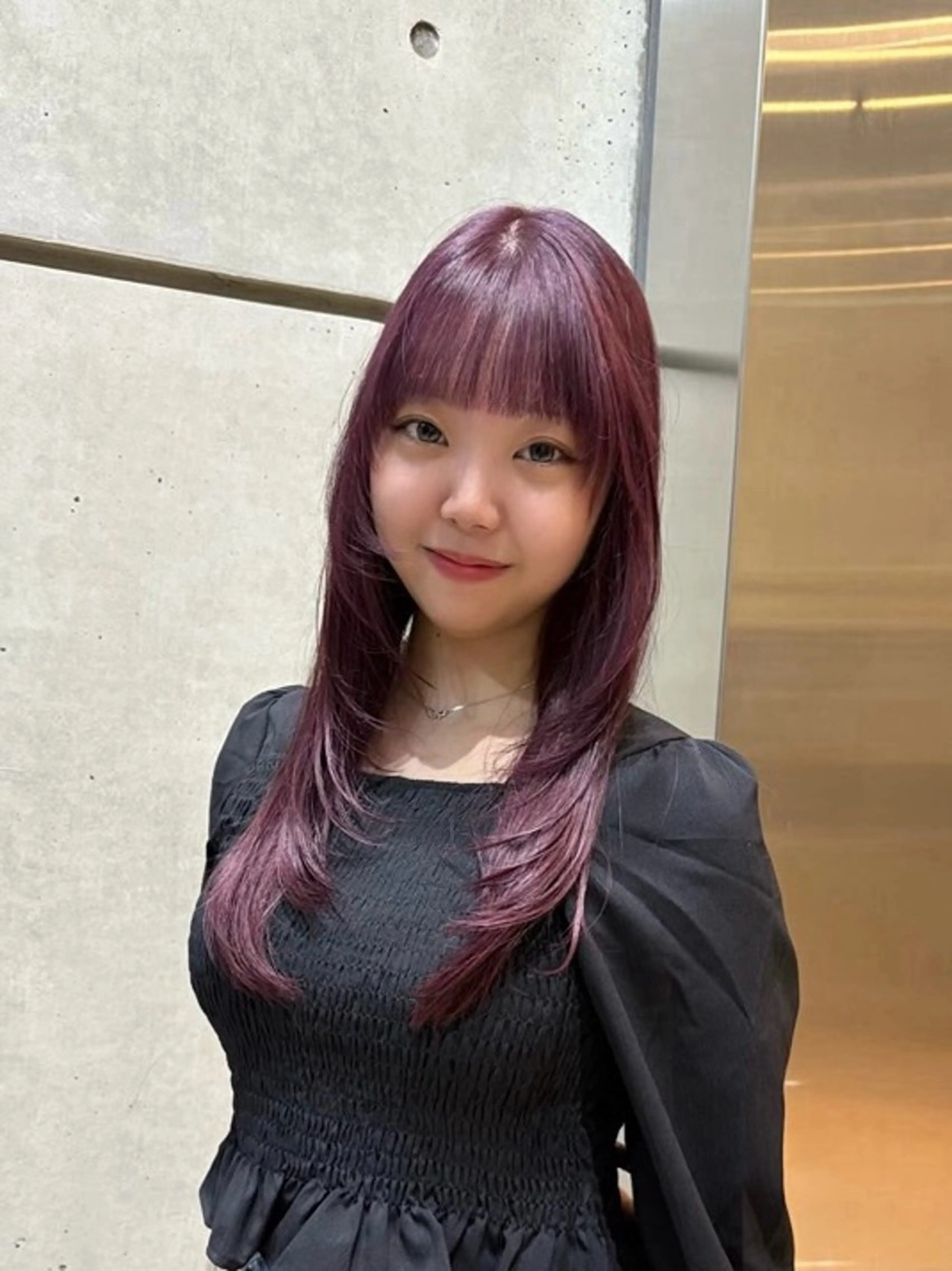 全頭ブリーチ+オンカラーの写真