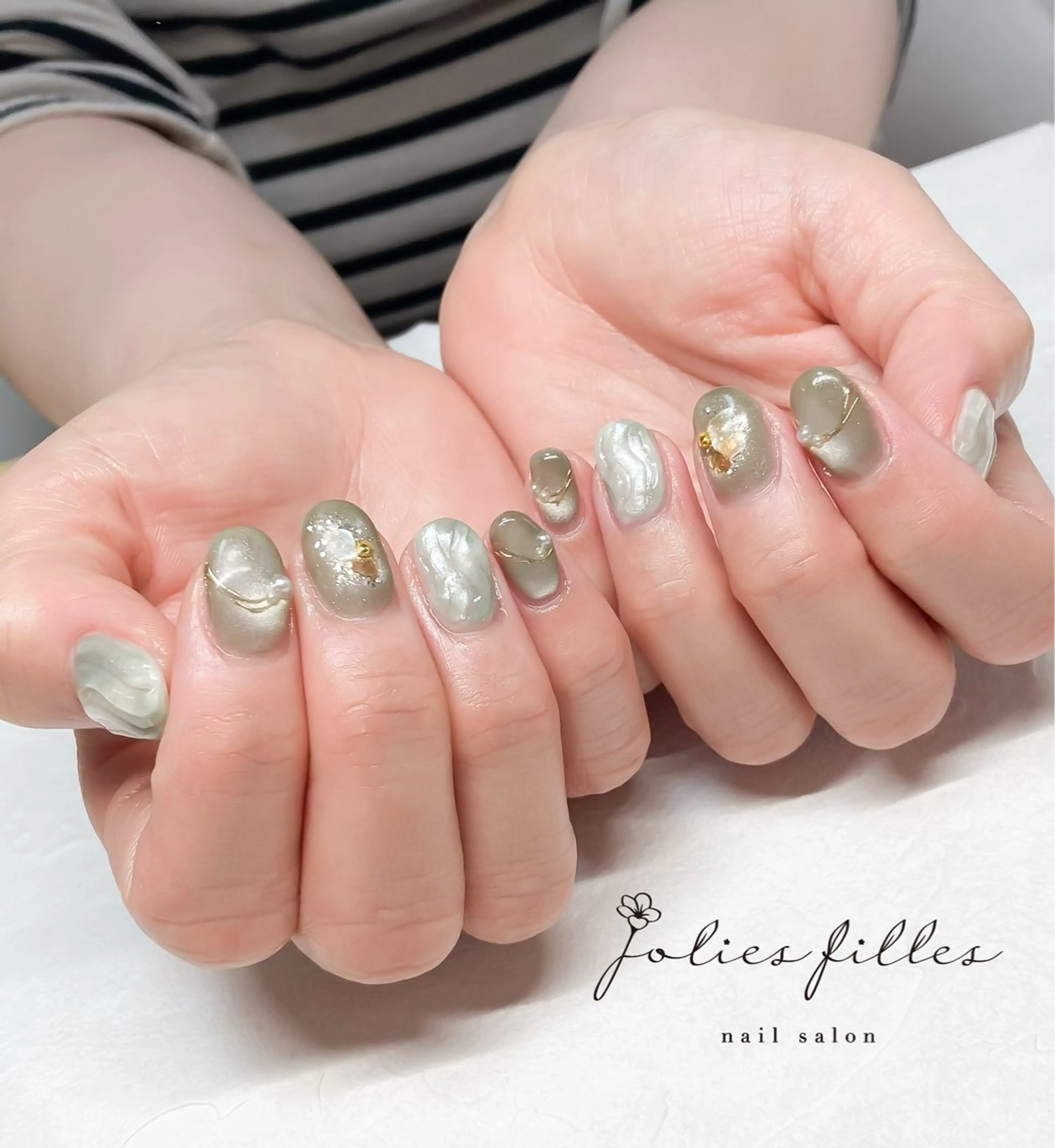 ネイル ハンドネイル ジョリフィーユ 中出のネイルデザイン