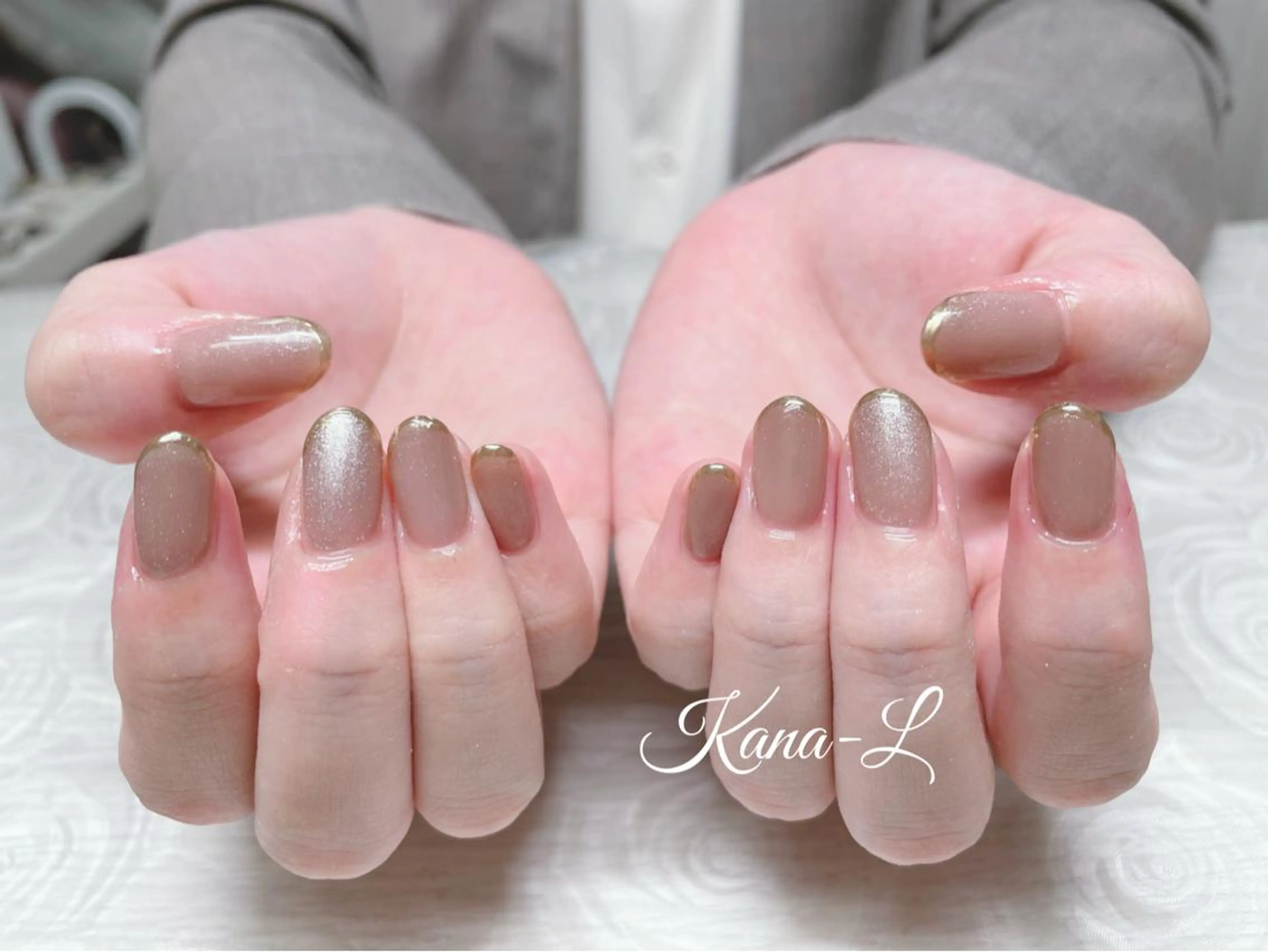 カラー ネイル フレンチネイル マグネットネイル ミラーネイル オフィスネイル シンプルネイル 芦辺 香奈のネイルデザイン