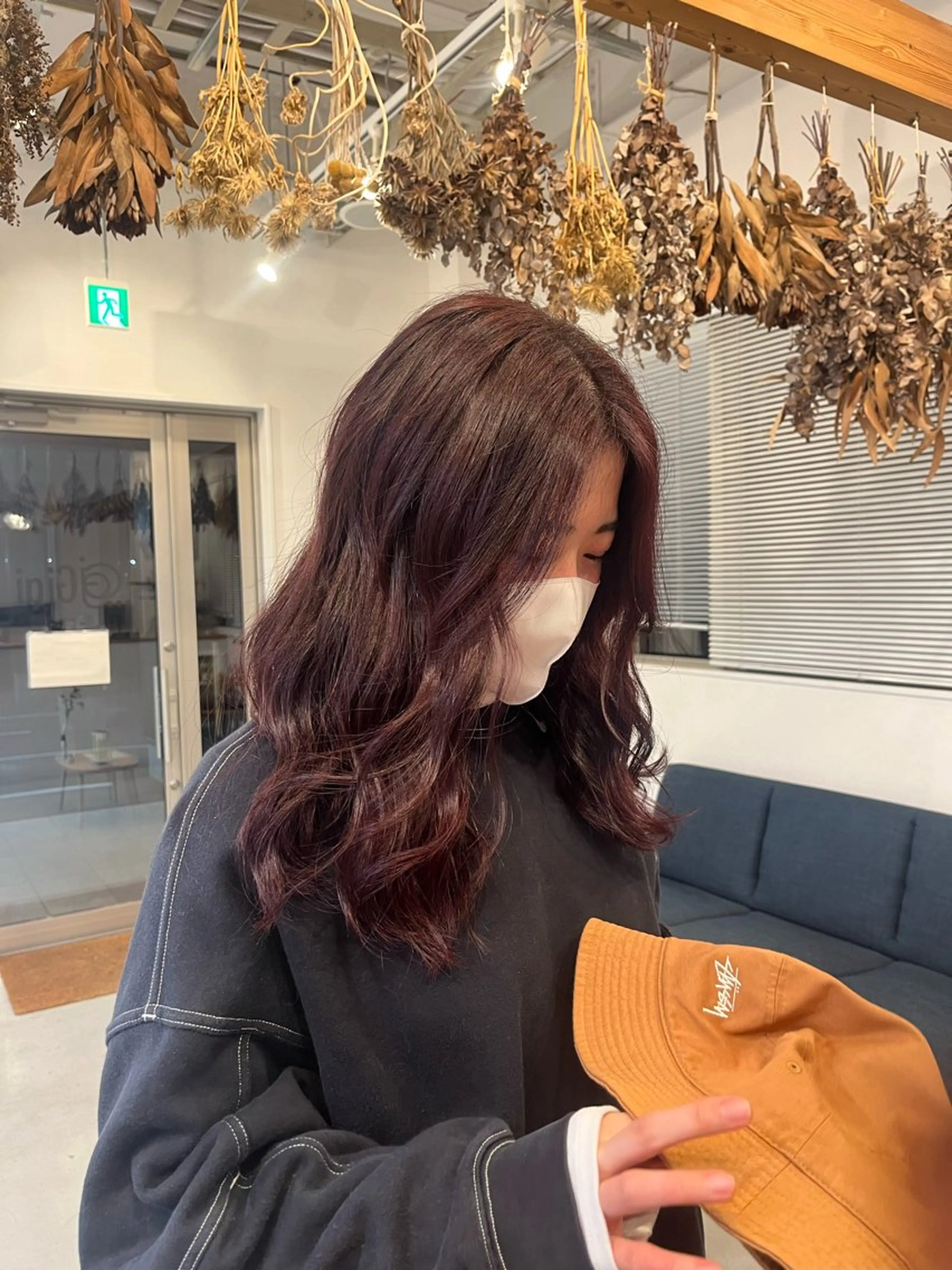 ロング カラー ブラウンカラー ピンクカラー ピンクブラウン Gigi宇都宮所属・yunica/鶴田 miyu🍀のヘアスタイル