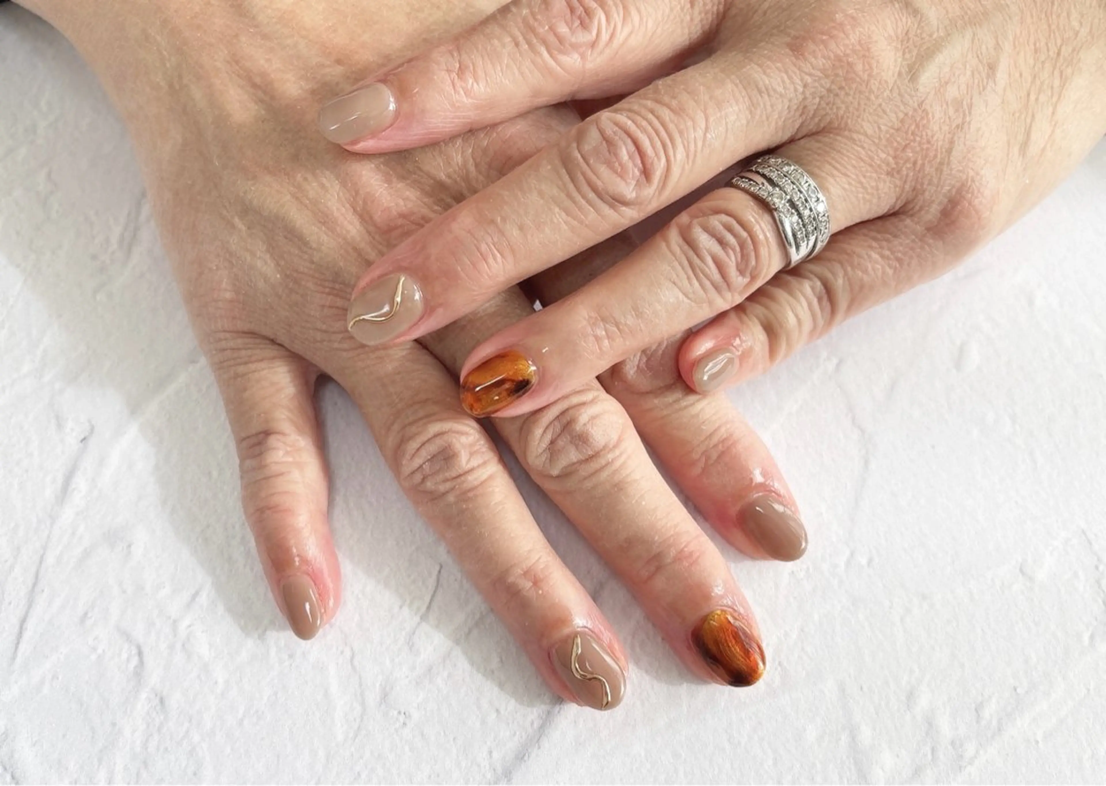 ネイル ハンドネイル 愛川町 あんすりうむのネイルデザイン