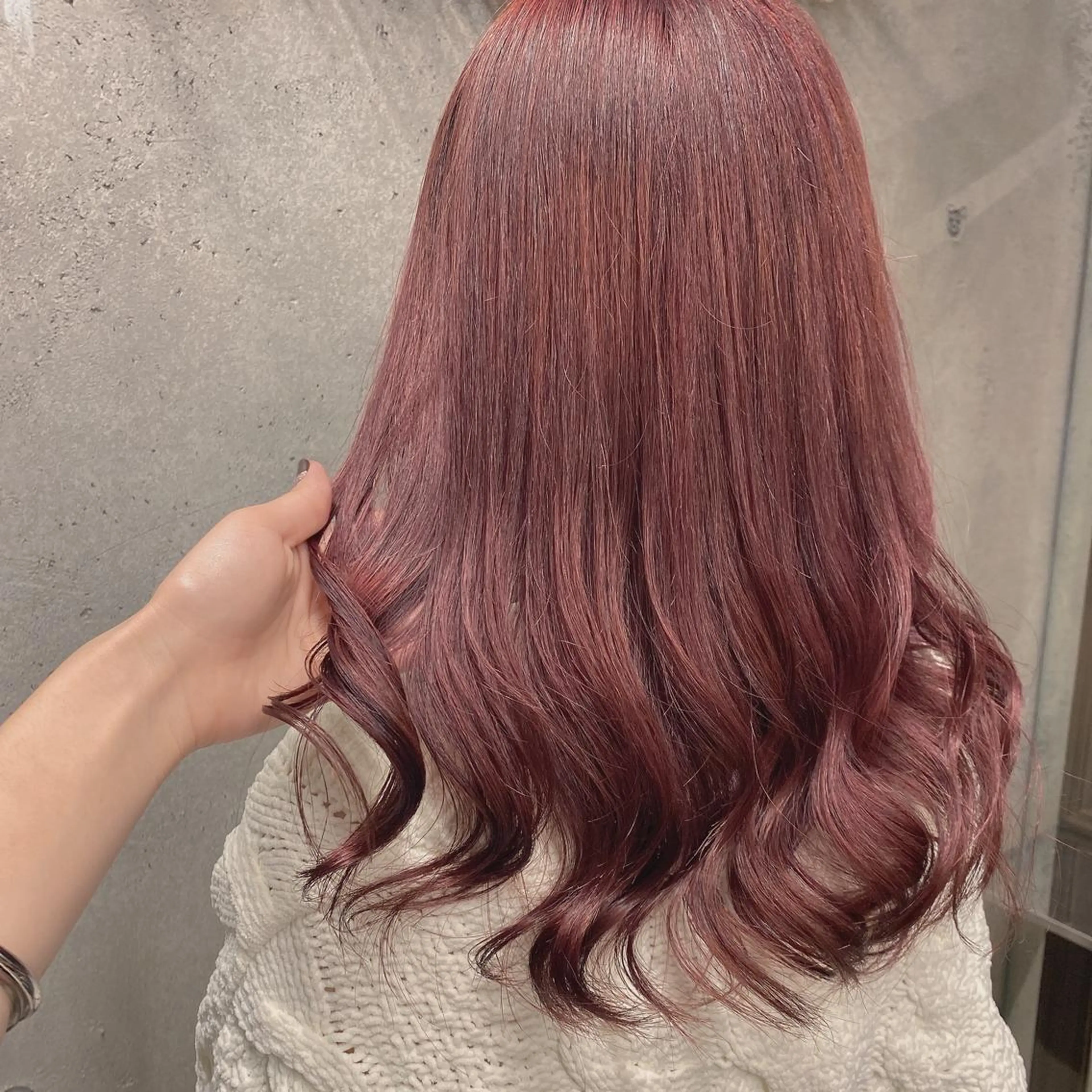 ロング カラー ラベンダーカラー ピンクカラー ピンクラベンダー wakana 【ブリーチカラー】のヘアスタイル