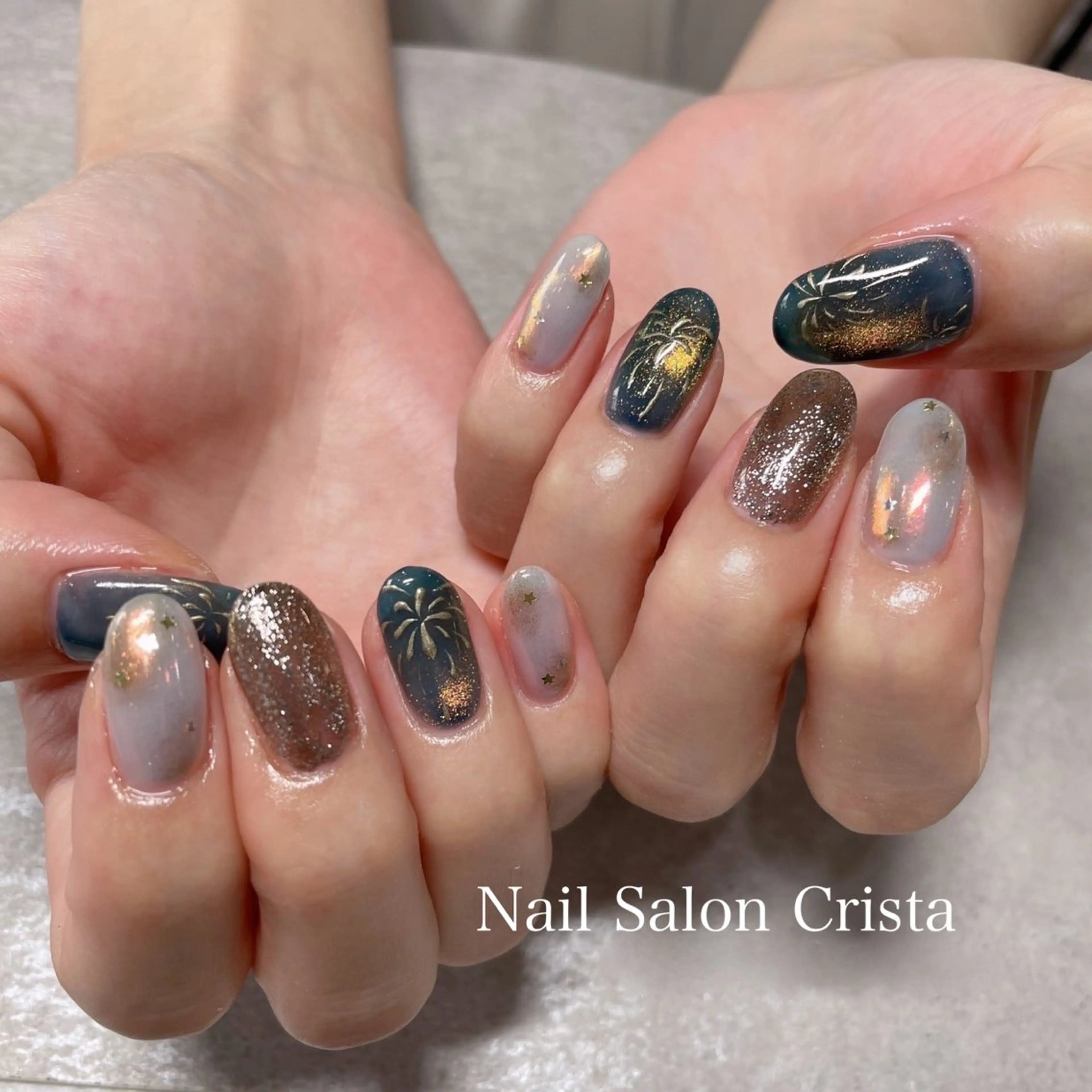 ネイル ジェルネイル パラジェル CRISTA所属・CRISTA MOMOのネイルデザイン