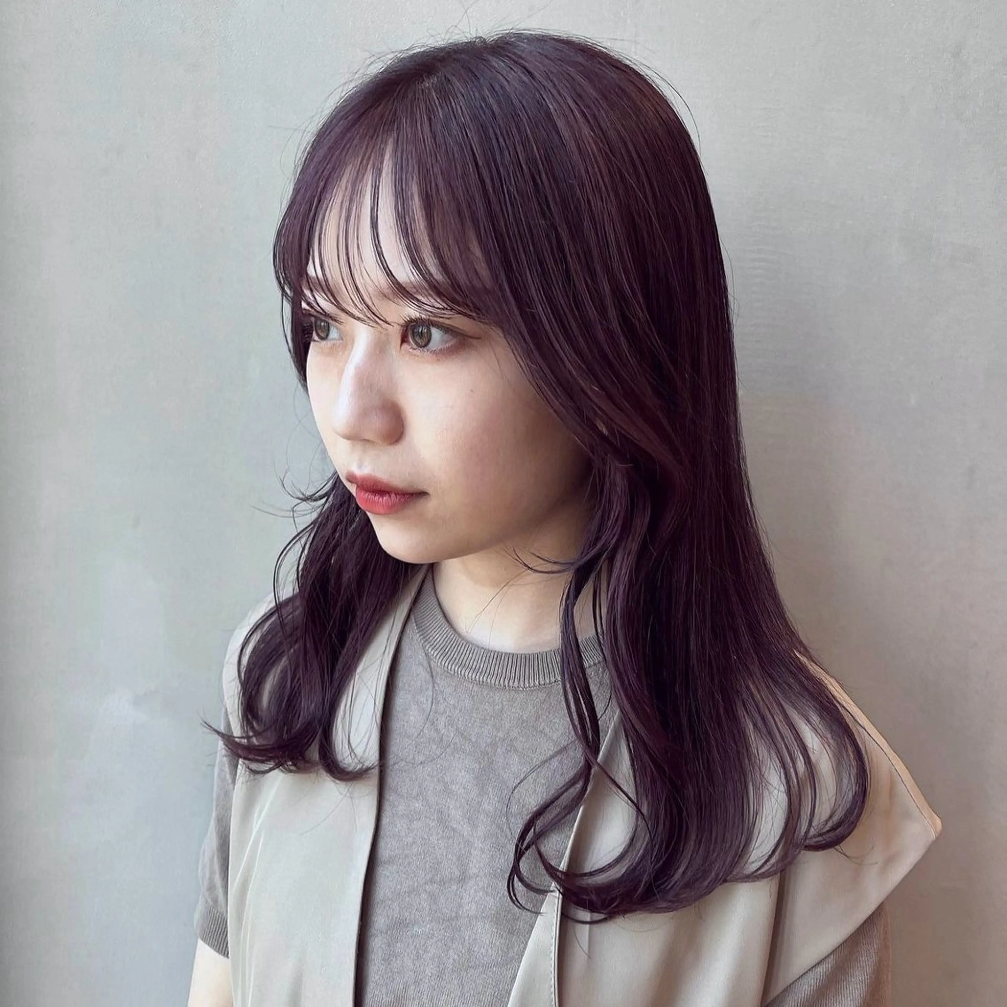 カラー グレージュ🐰透明感 カラー🫧akihoのヘアスタイル