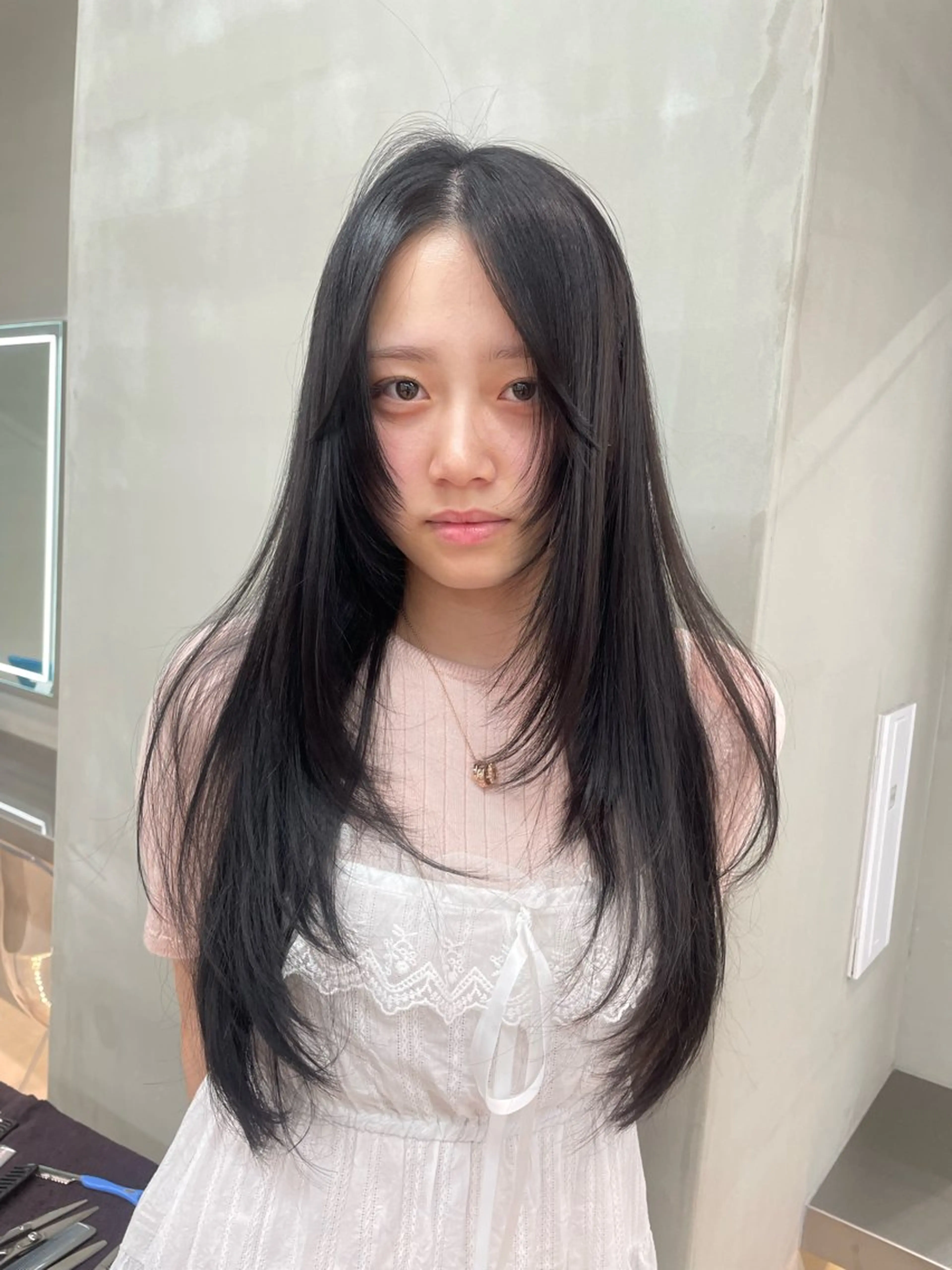 ロング カラー 韓国ヘア/レイヤー Londエレンのヘアスタイル