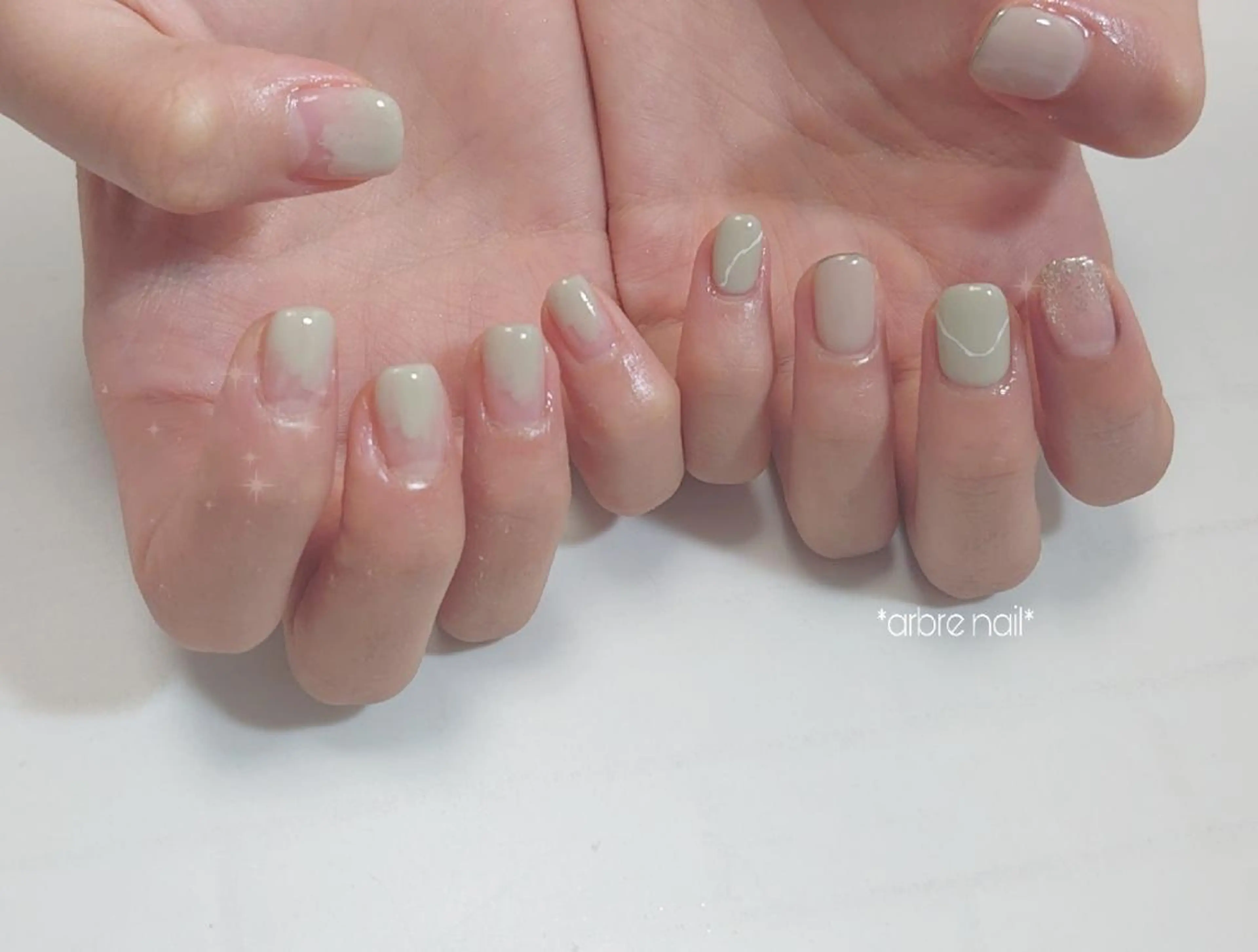 ネイル ＊arbre nail＊.アーブルネイル所属・✯.。 arbre  nail 。✯.のネイルデザイン