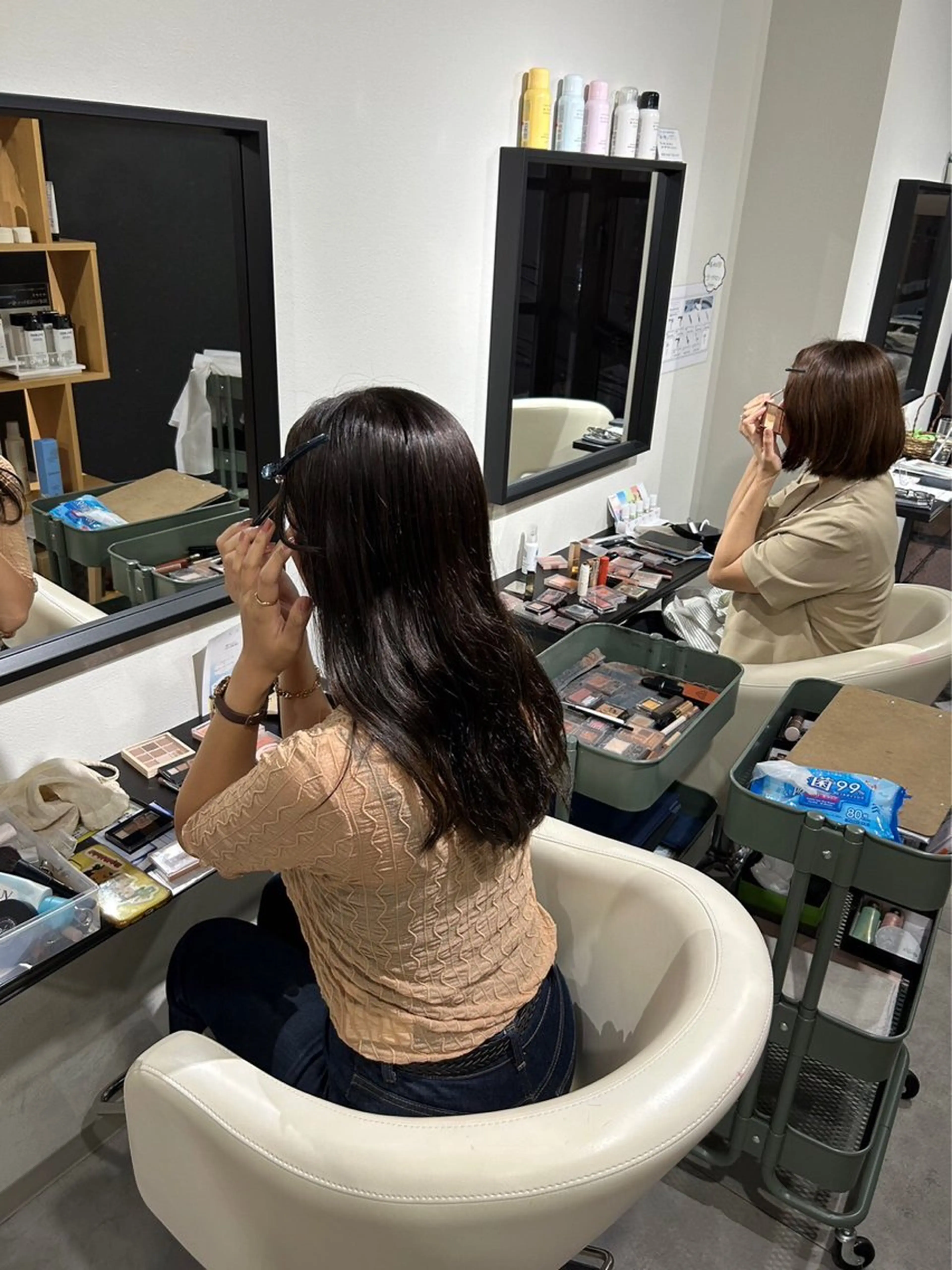 【パーソナルカラー＋顔タイプ診断＋メイク】結果だけでなく実践して確認⭐️自宅でも出来るメイクレッスン🎵の写真