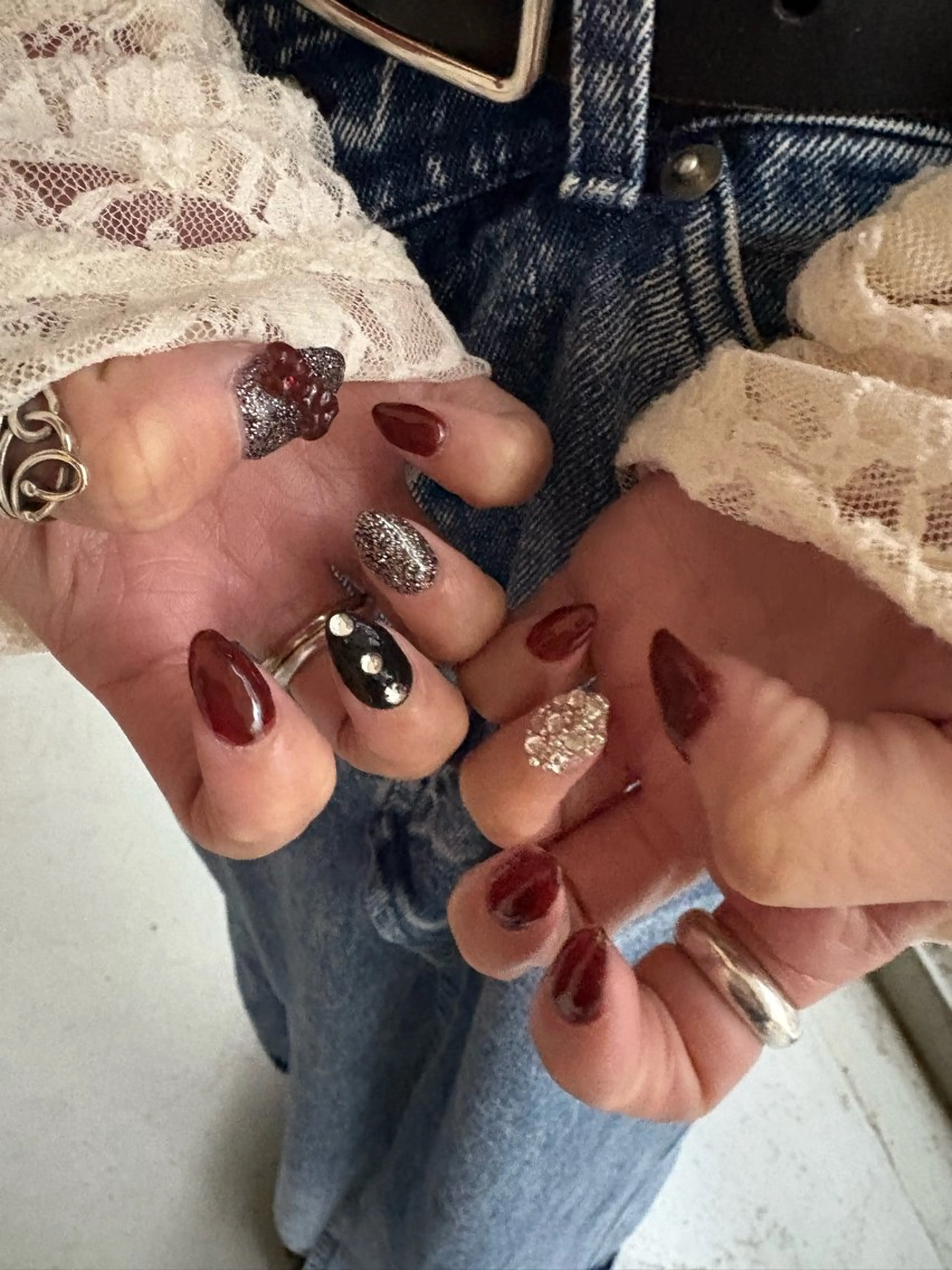 ネイル 韓国/ヌーディー系 ネイル自由が丘のネイルデザイン