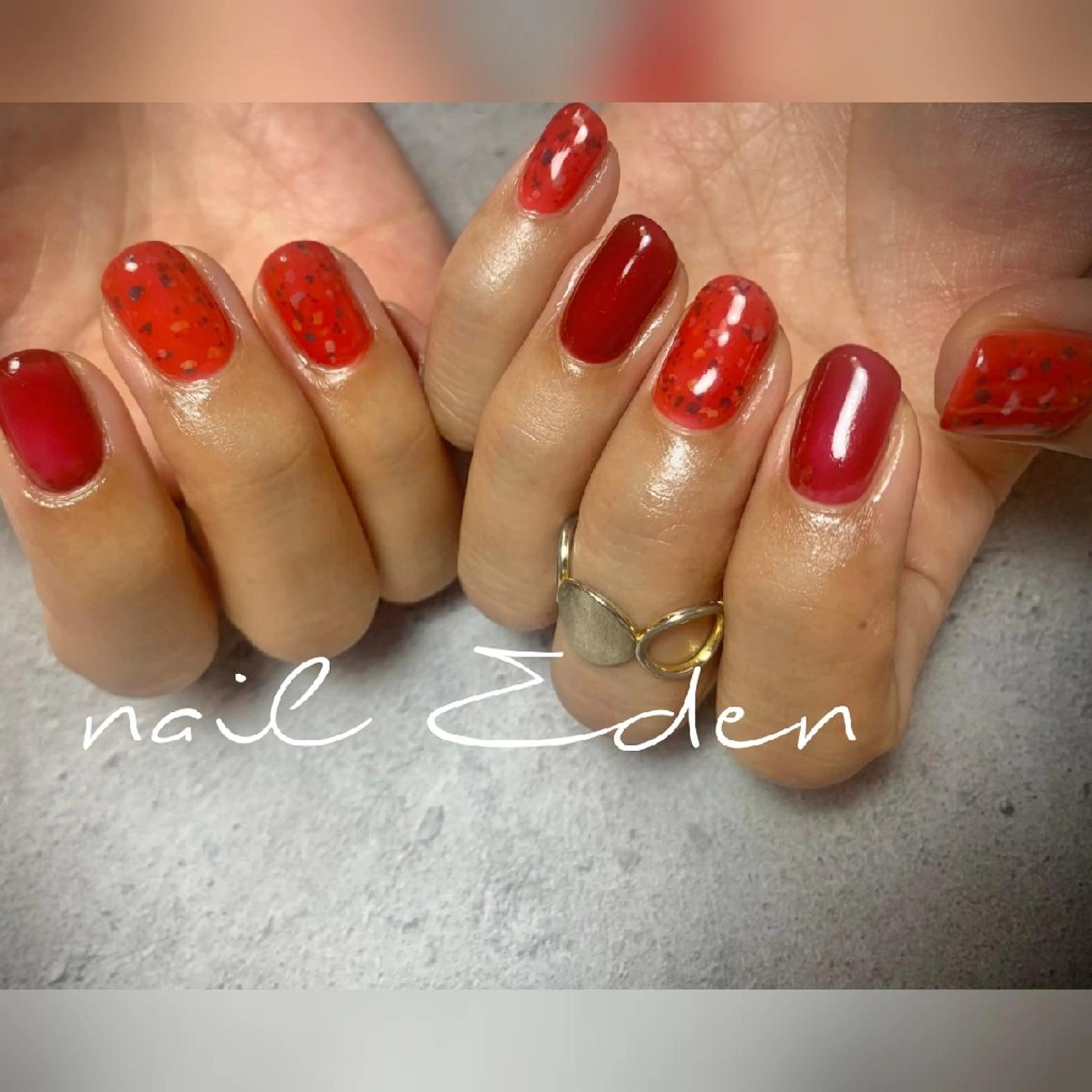 ネイル 持ち込み ハンドネイル ハンドケア Eden　private nail saron所属・Eden ♾️のネイルデザイン