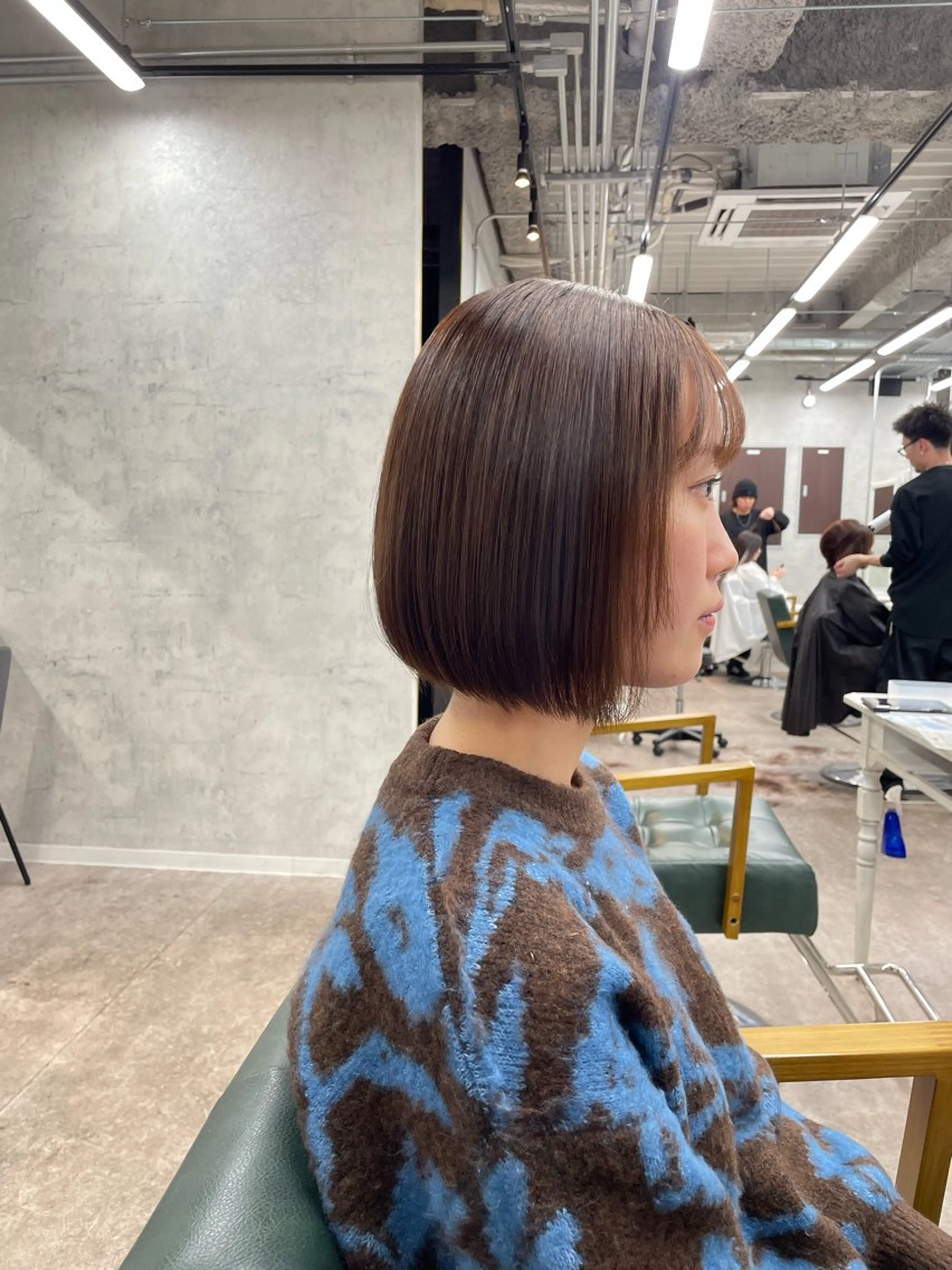 ショート カラー カット 縮毛矯正 トリートメント 似合わせ🌿‬髪質 改善🧸RYUGOのヘアスタイル