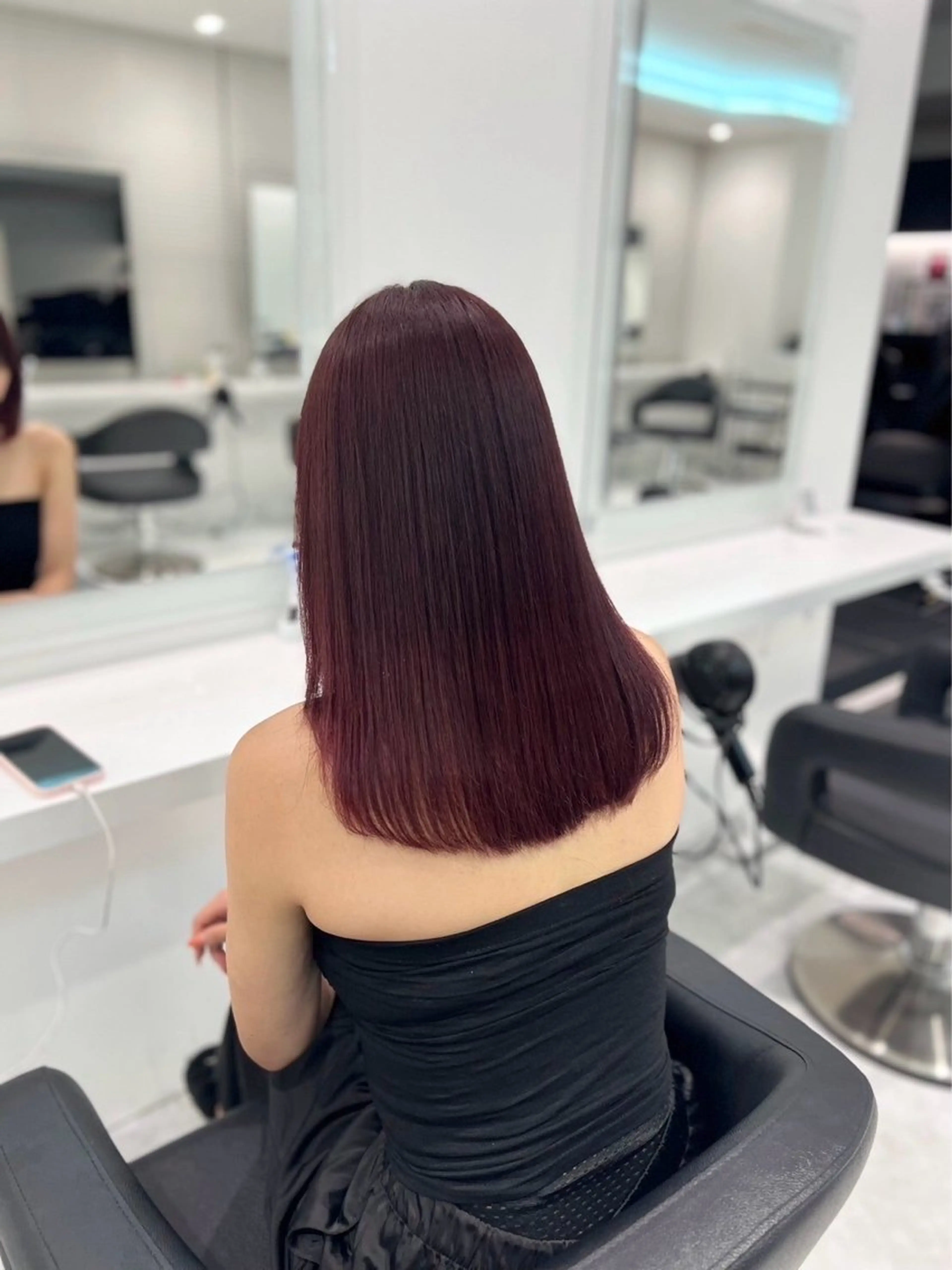 ロング カラー パーマ ヘアアレンジ メンズ ヘアカラー トリートメント 🩶盛れ✖️韓国ヘア 🩶Himari🎀のヘアスタイル