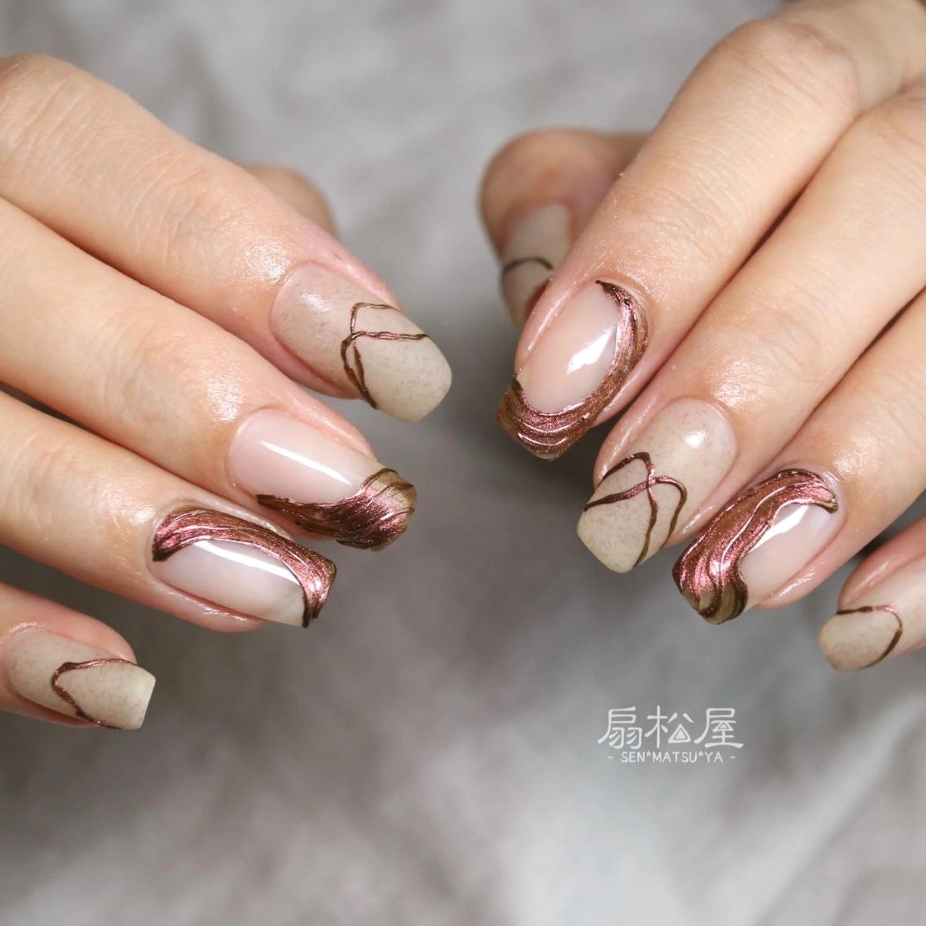 ネイル 扇松屋 marie.nのネイルデザイン