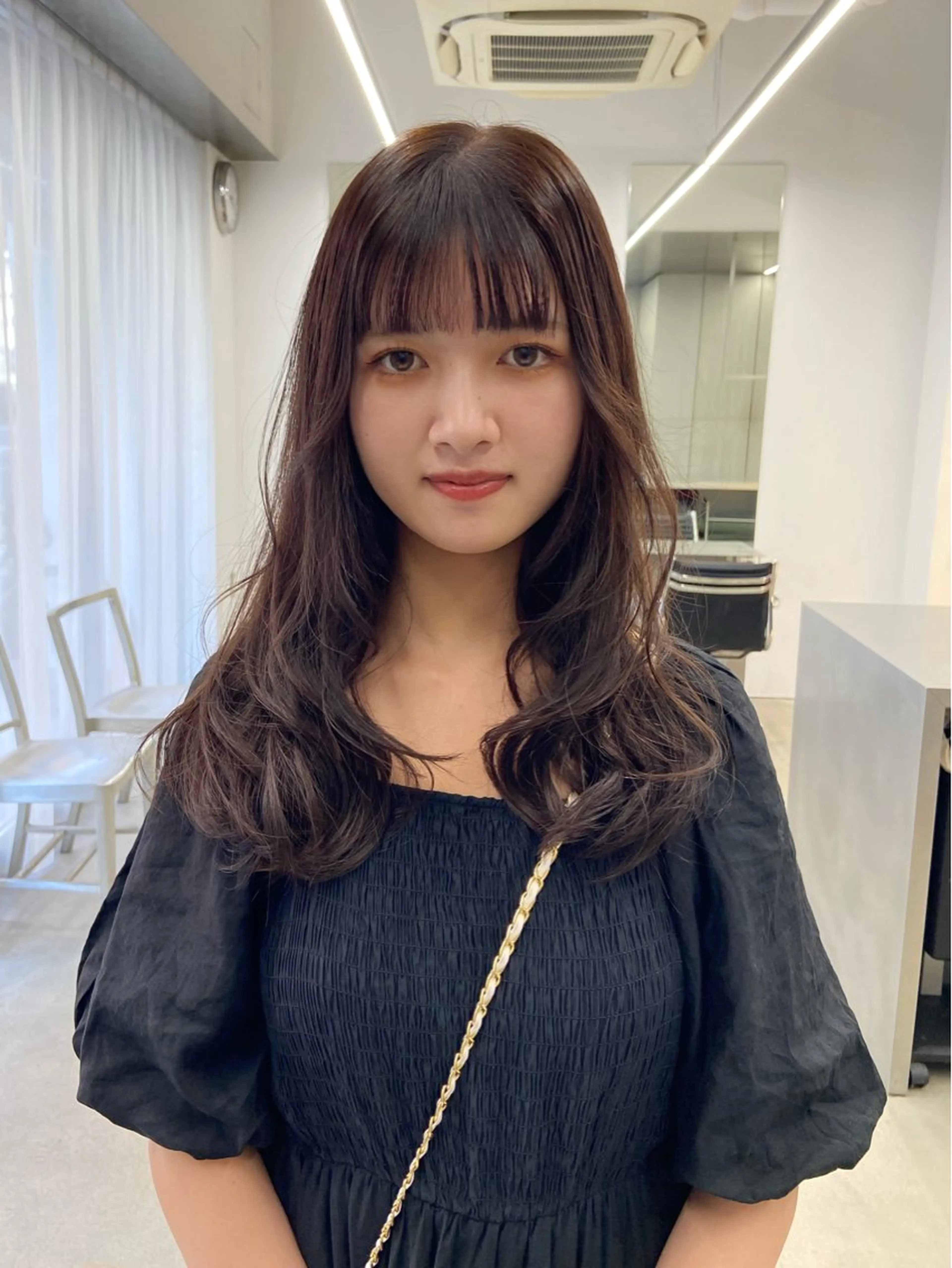 ロング カラー ヘアカラー トリートメント yuna/ボブカット /ハイトーンカラーのヘアスタイル