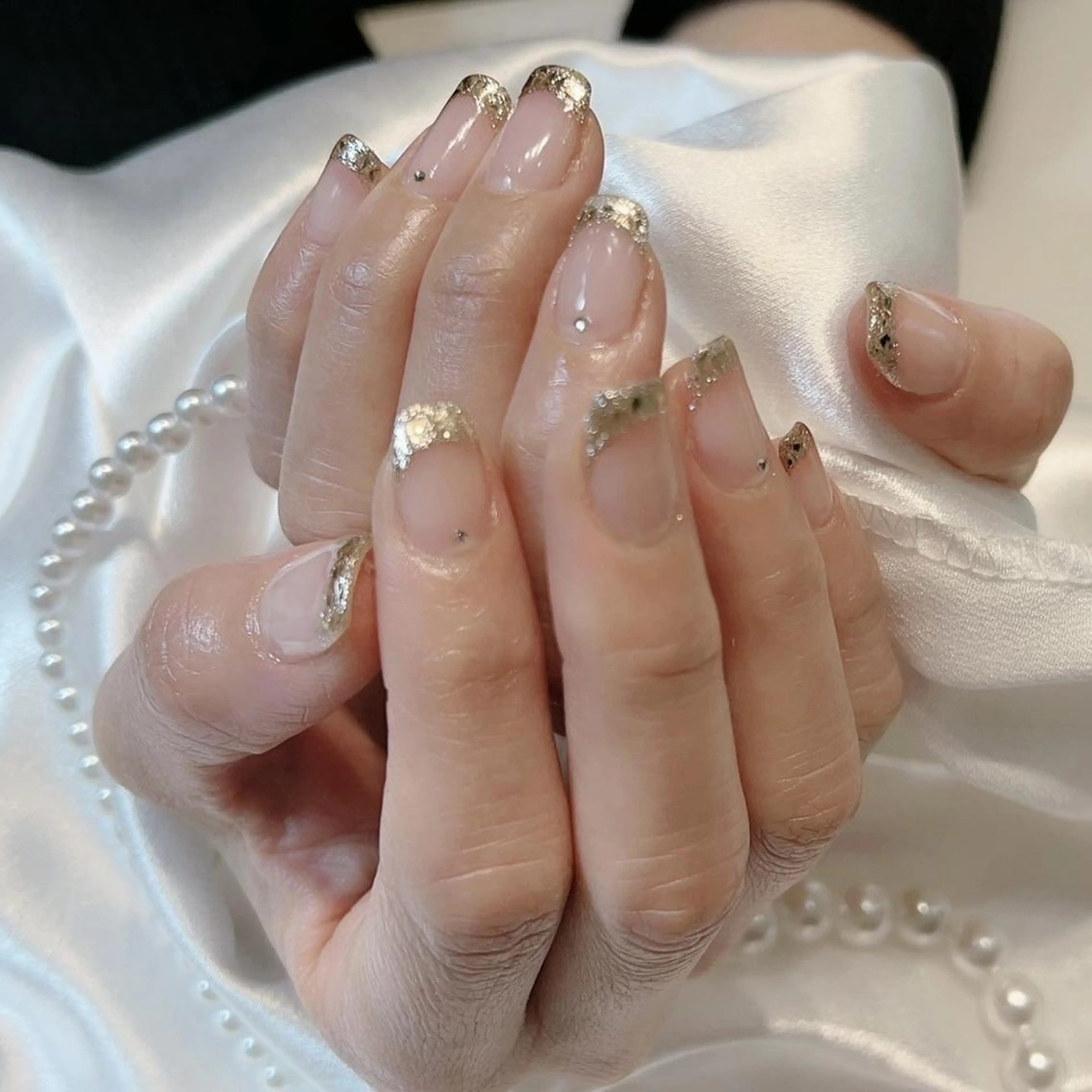 ネイル RAFFINE 月🦋🩵のネイルデザイン