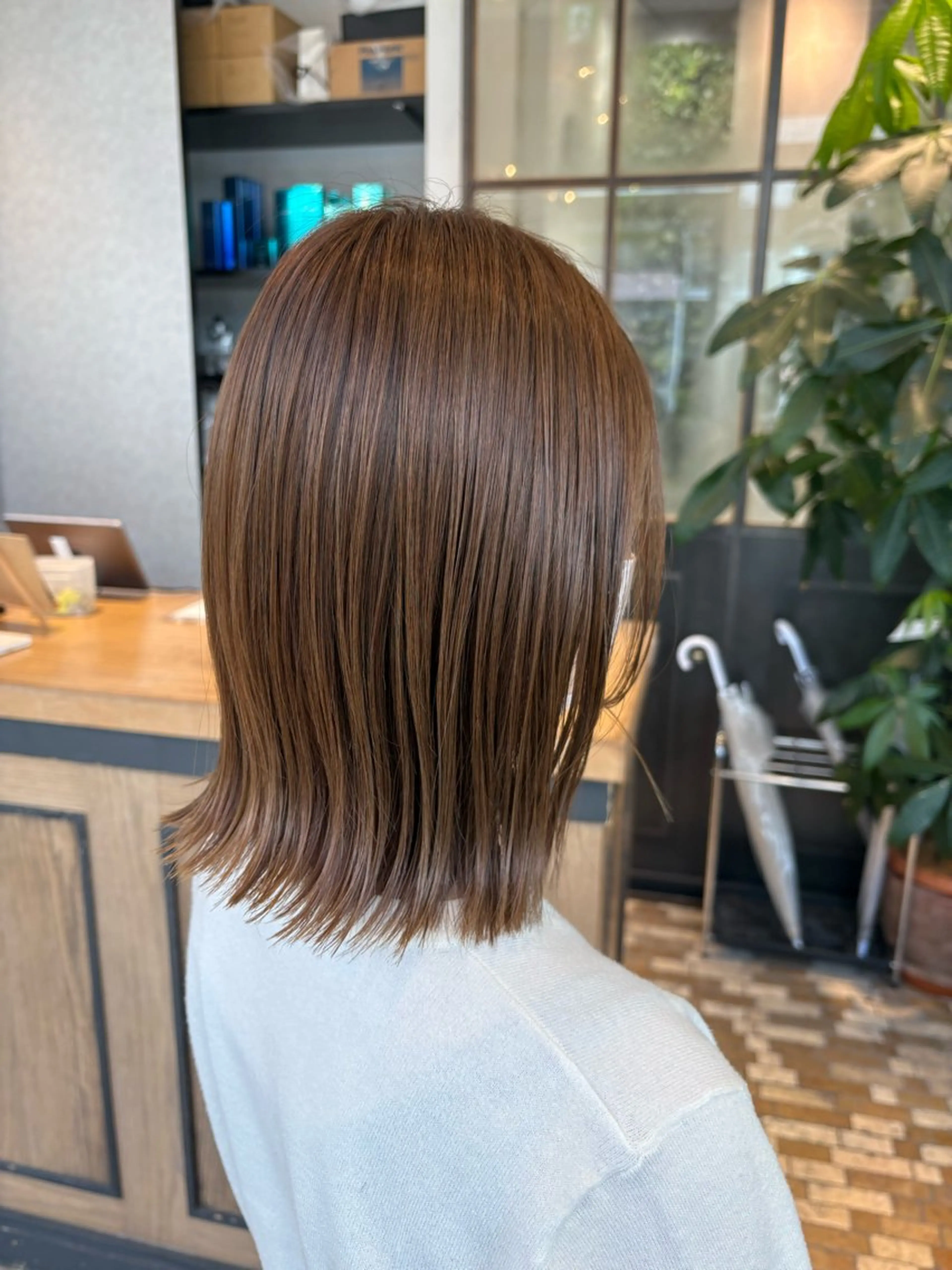 ミディアム Lolonois 森ノ宮/RINのヘアスタイル