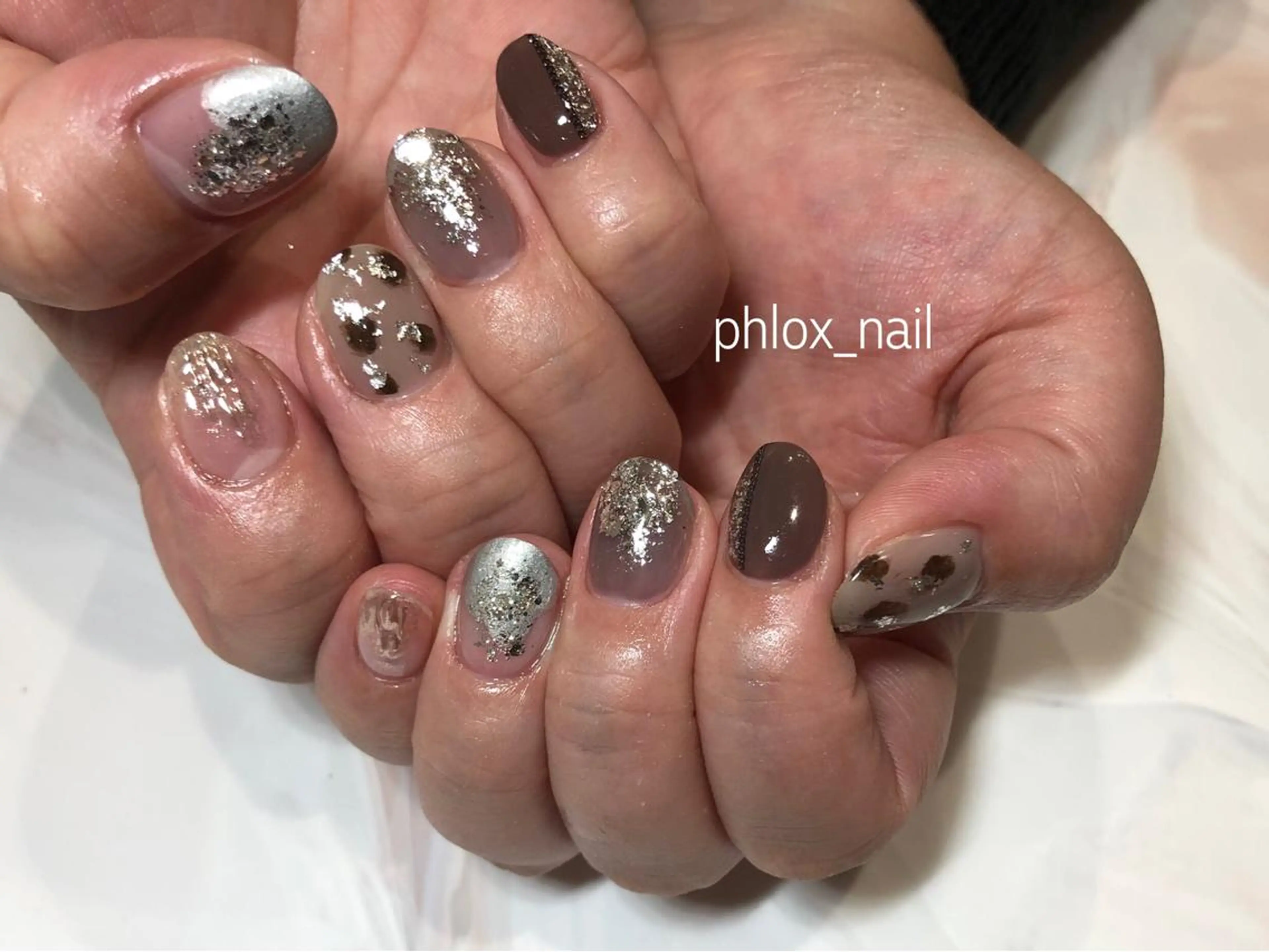 ネイル s/w ＿shokoのネイルデザイン