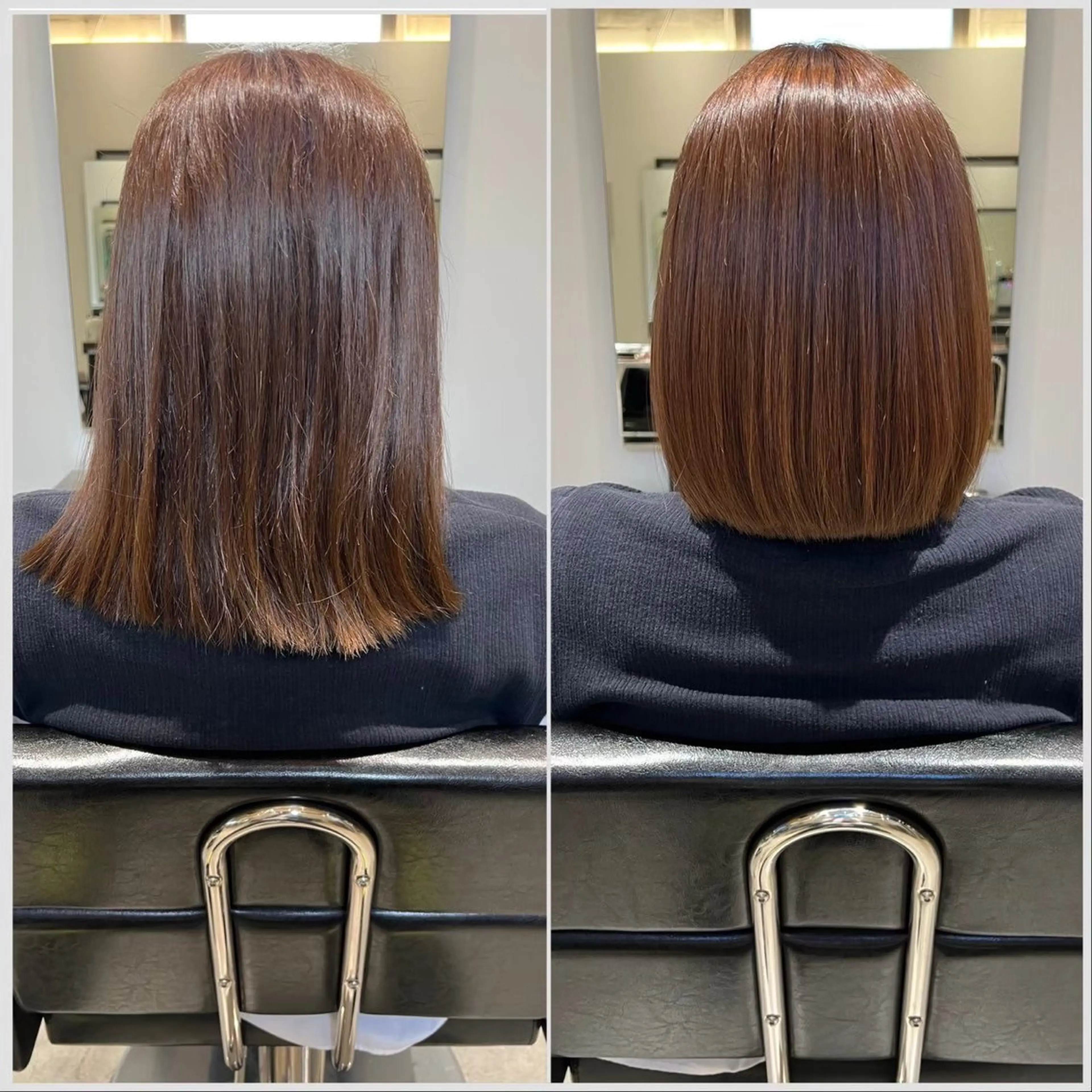 ミディアム カラー ダブルカラー ハイトーンカラー ボブ 顔周りカット 髪質改善 カット ヘアカラー RISE SWELL momoneのヘアスタイル