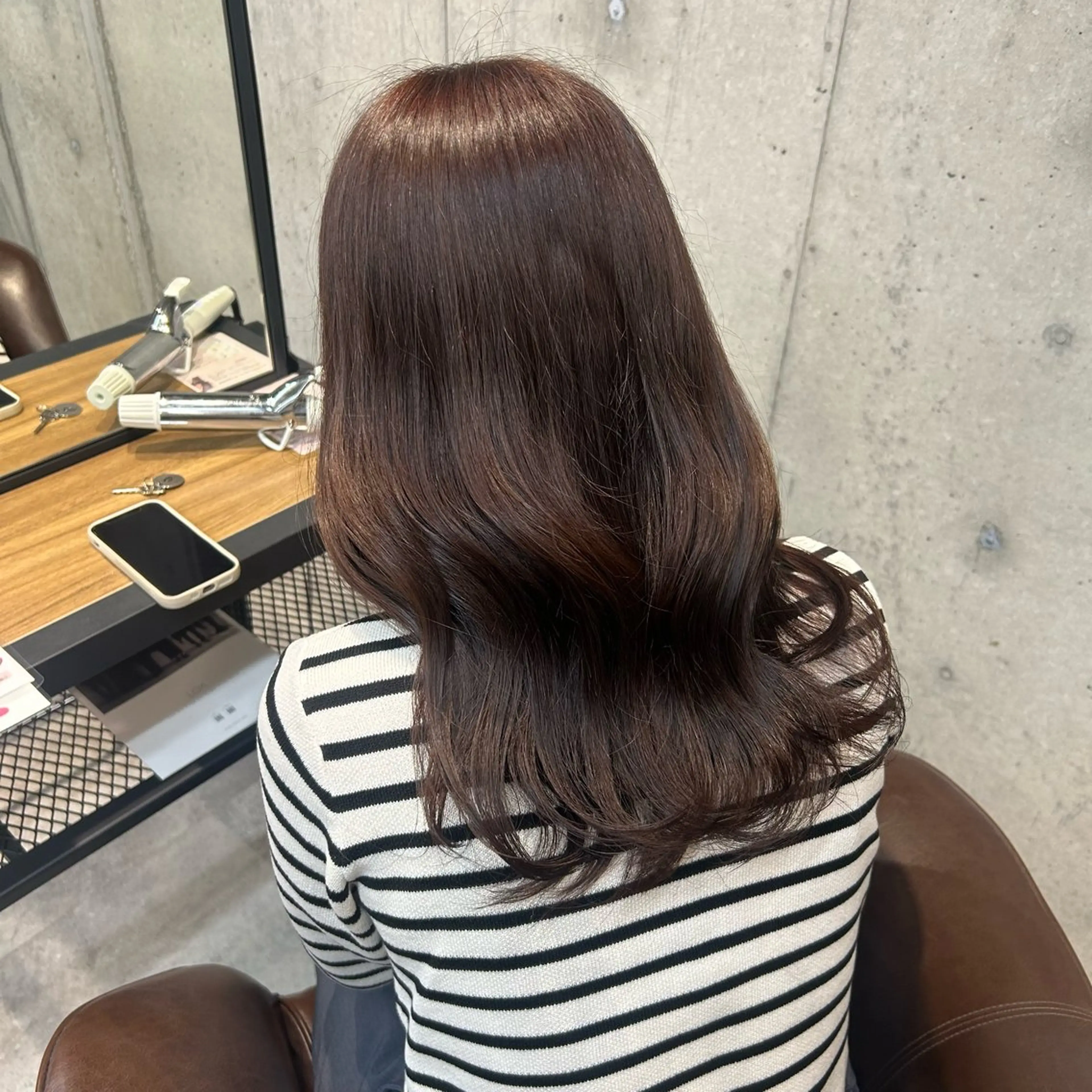 セミロング カラー モテ艶カラー/ KaRin👼🏻のヘアスタイル