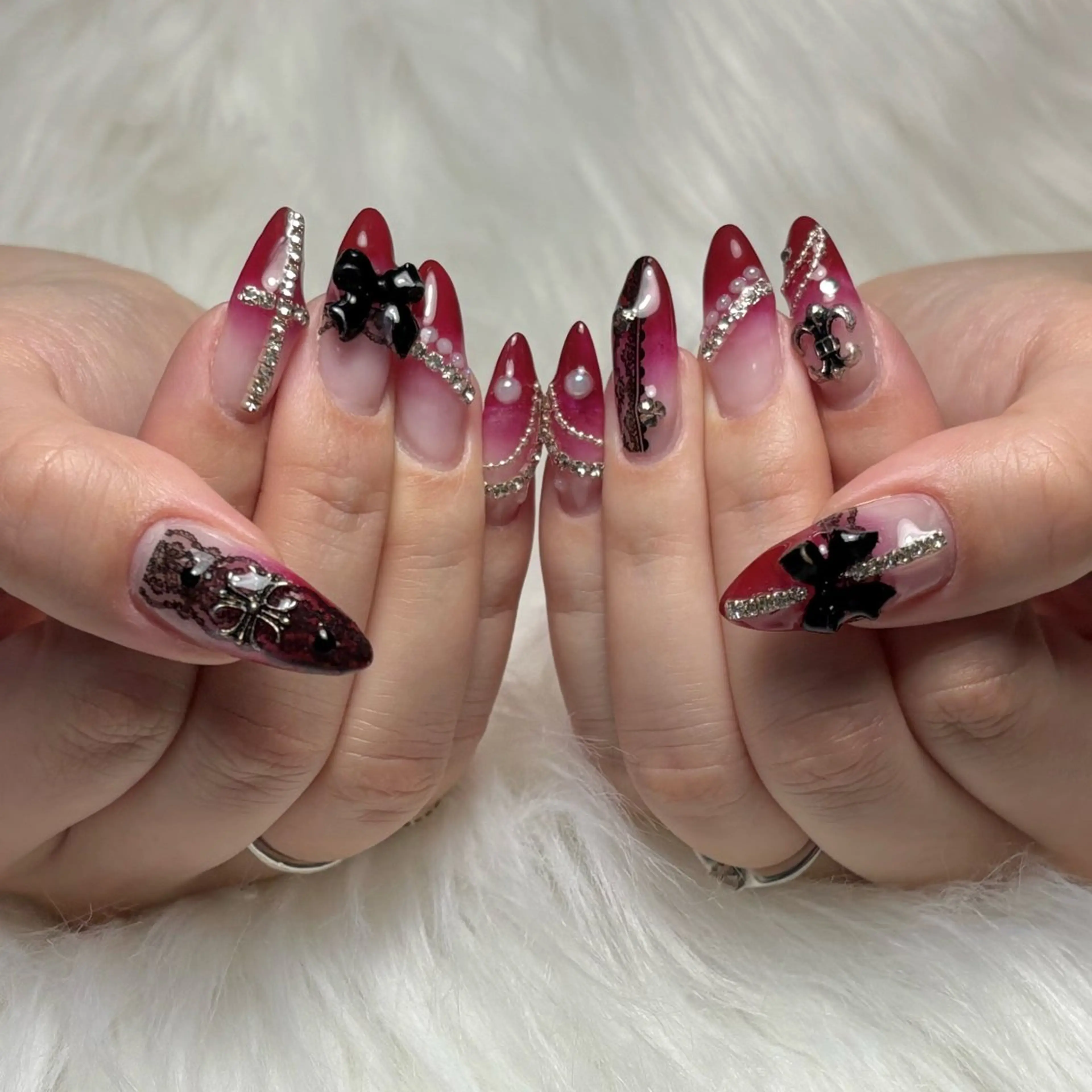 ネイル ボルドー ハンドネイル NAILSALON 【CHOUCHOU】のネイルデザイン