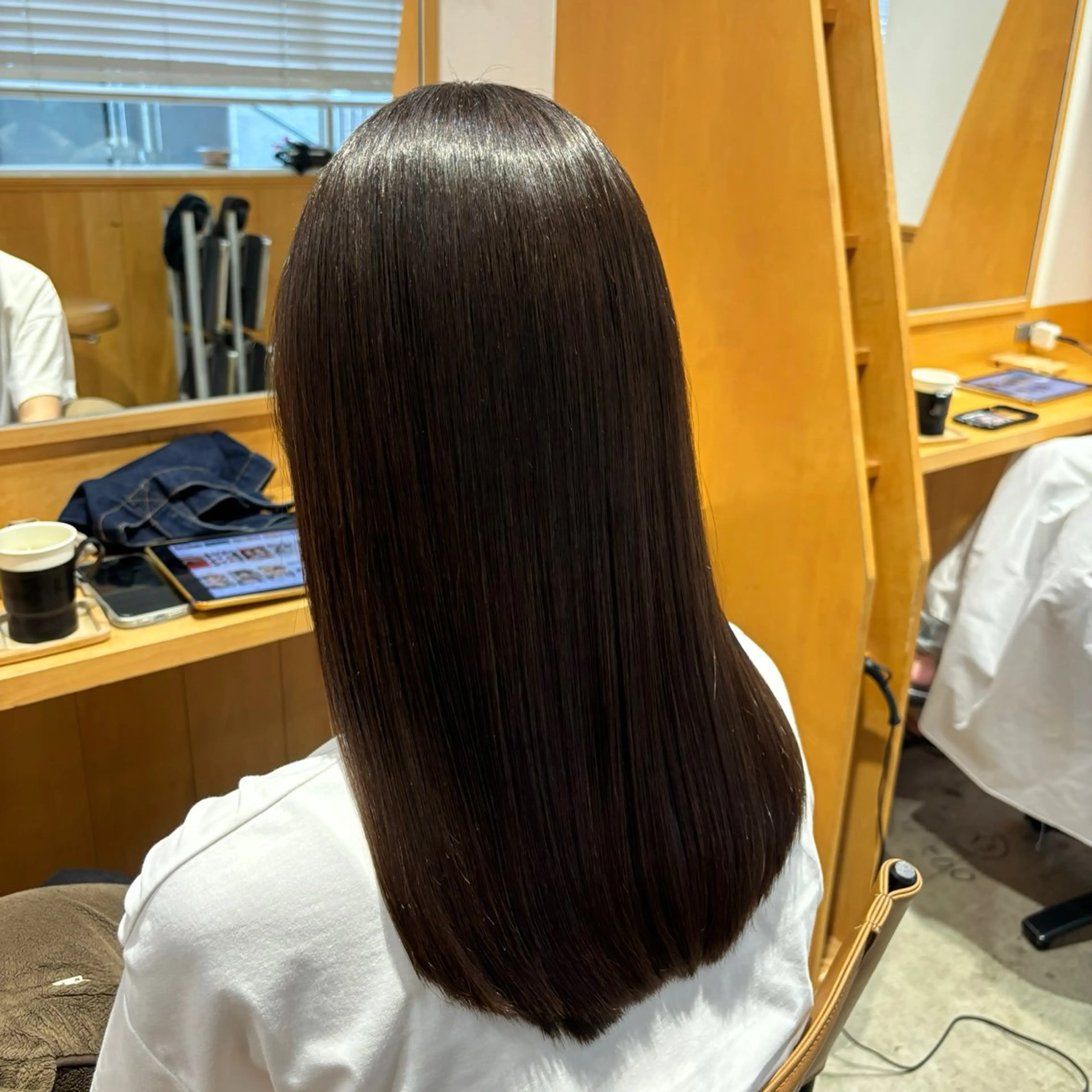 セミロング カット ヘアカラー トリートメント 【Amphi Tokyo】宮原のヘアスタイル