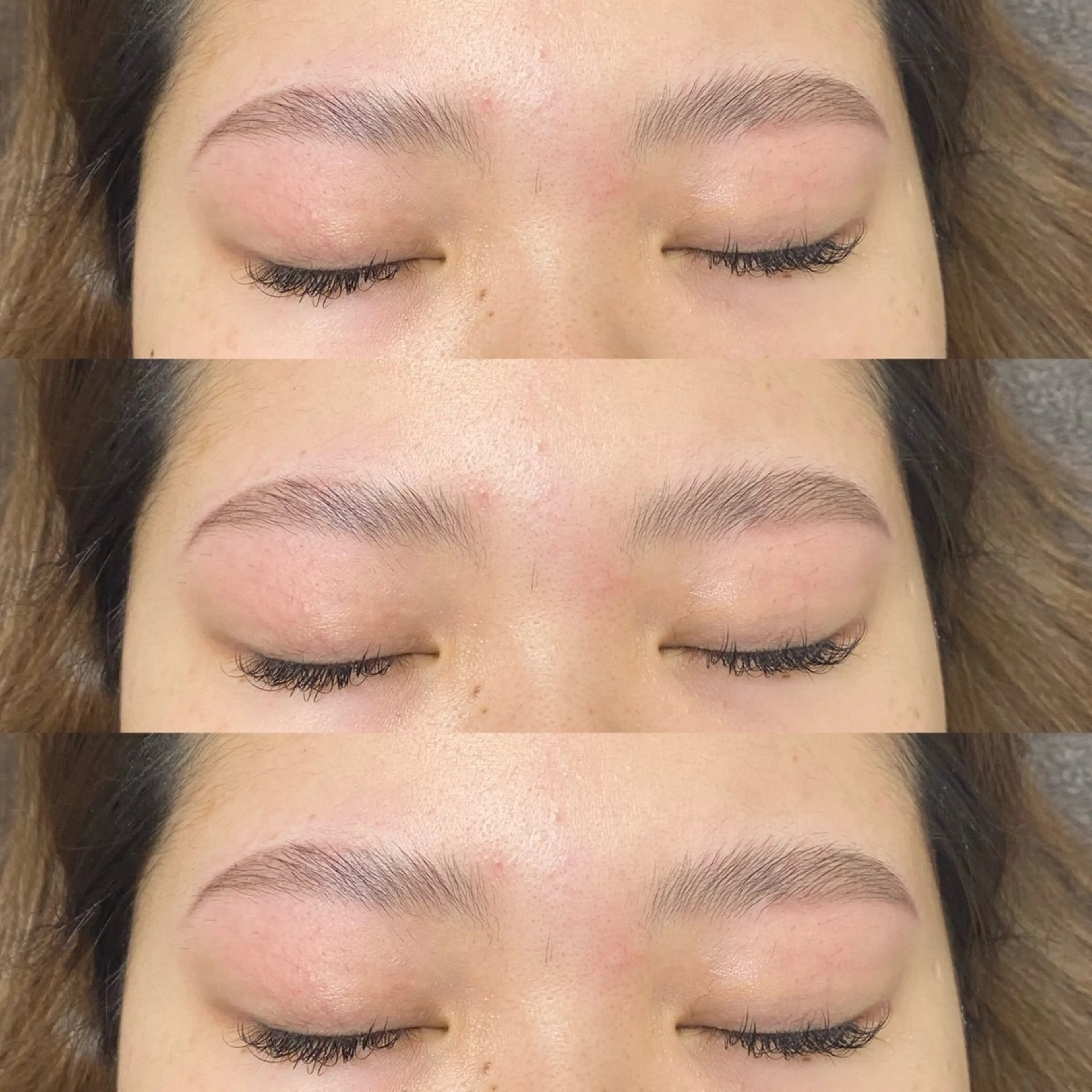 アイブロウ ハリウッドブロウリフト ヤマグチ リンのマツエク・マツパデザイン