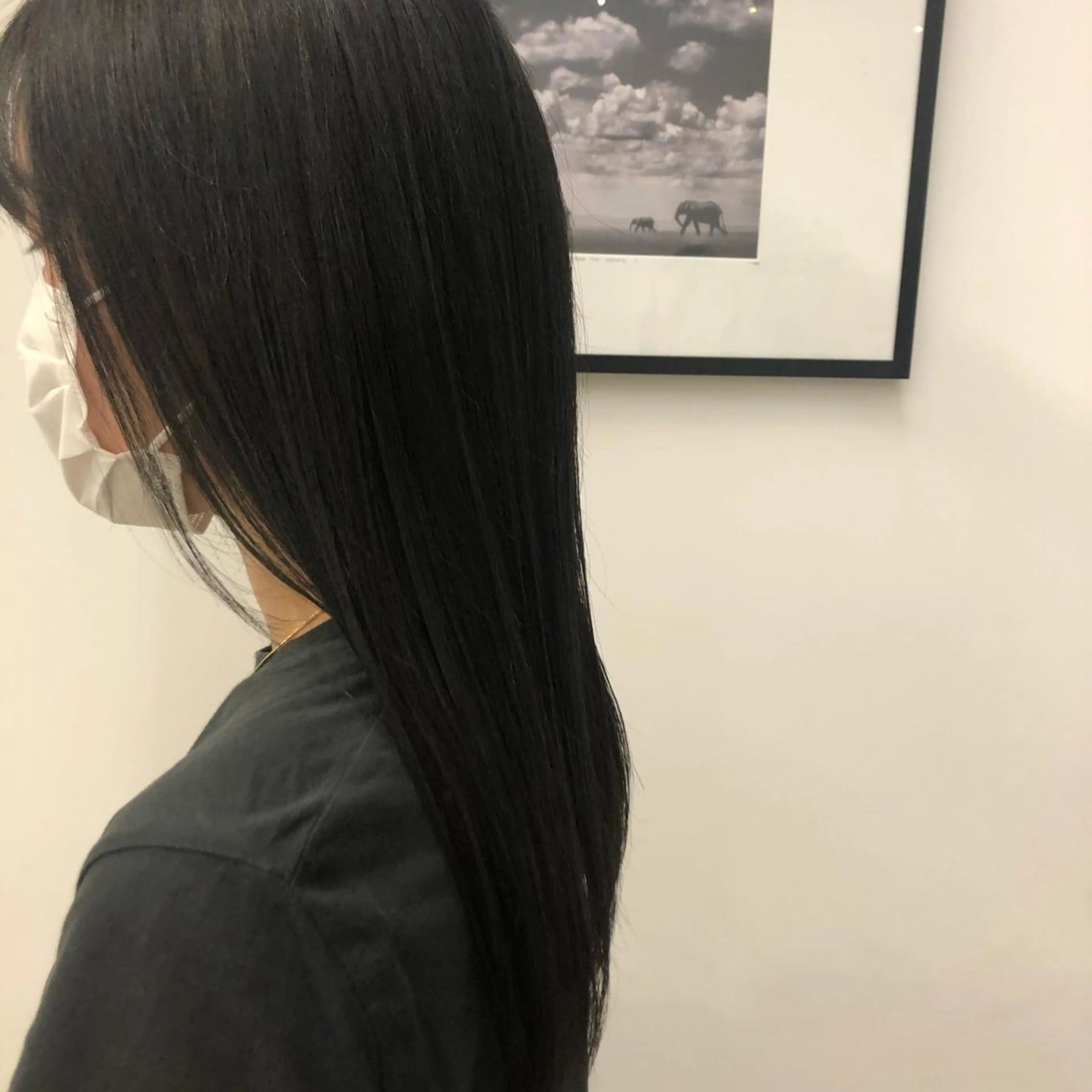 セミロング カラー brisa所属・迎 凪紗のヘアスタイル