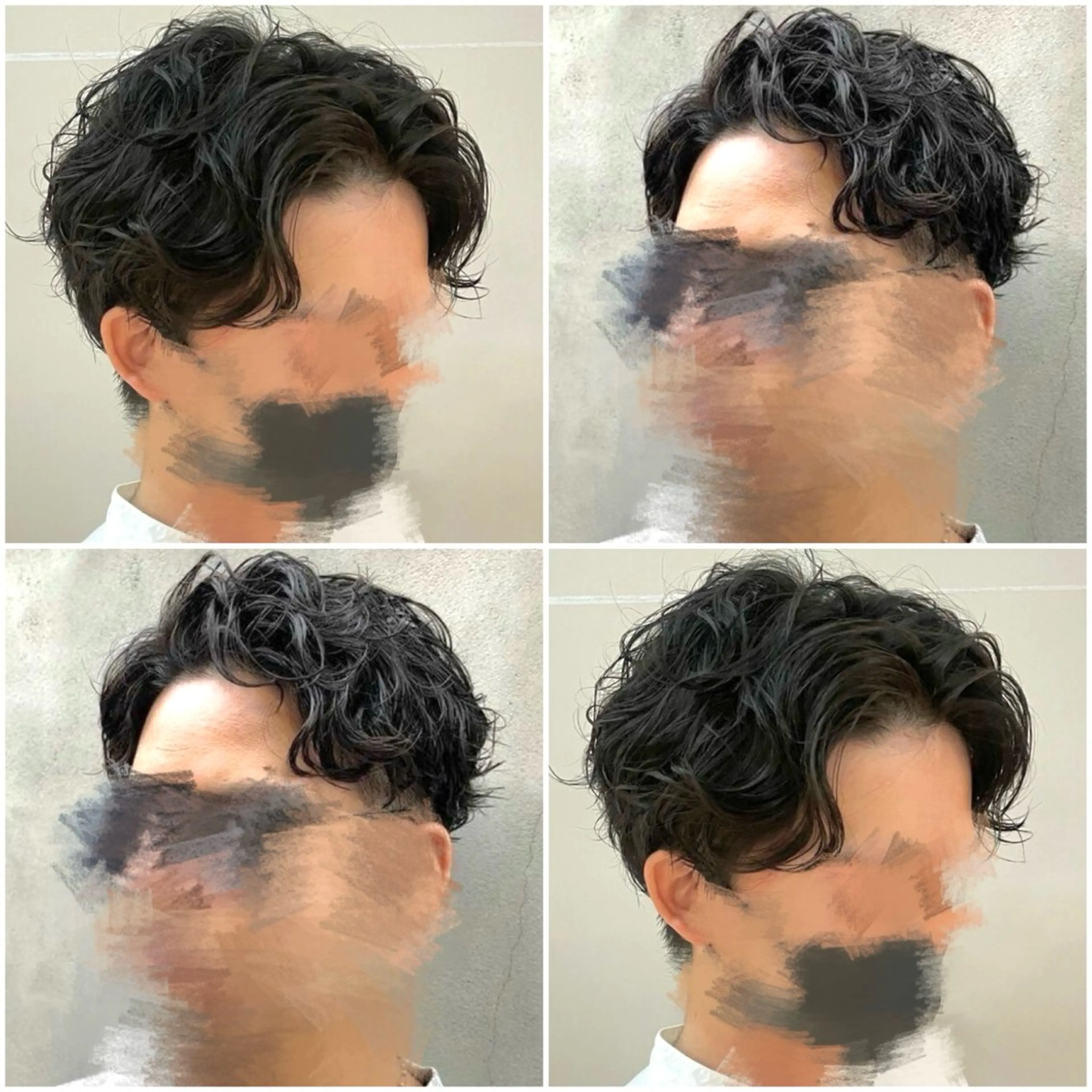 カラー パーマ メンズ 【柔らか透明感✨/ 似合せ前髪】大石葉月のヘアスタイル