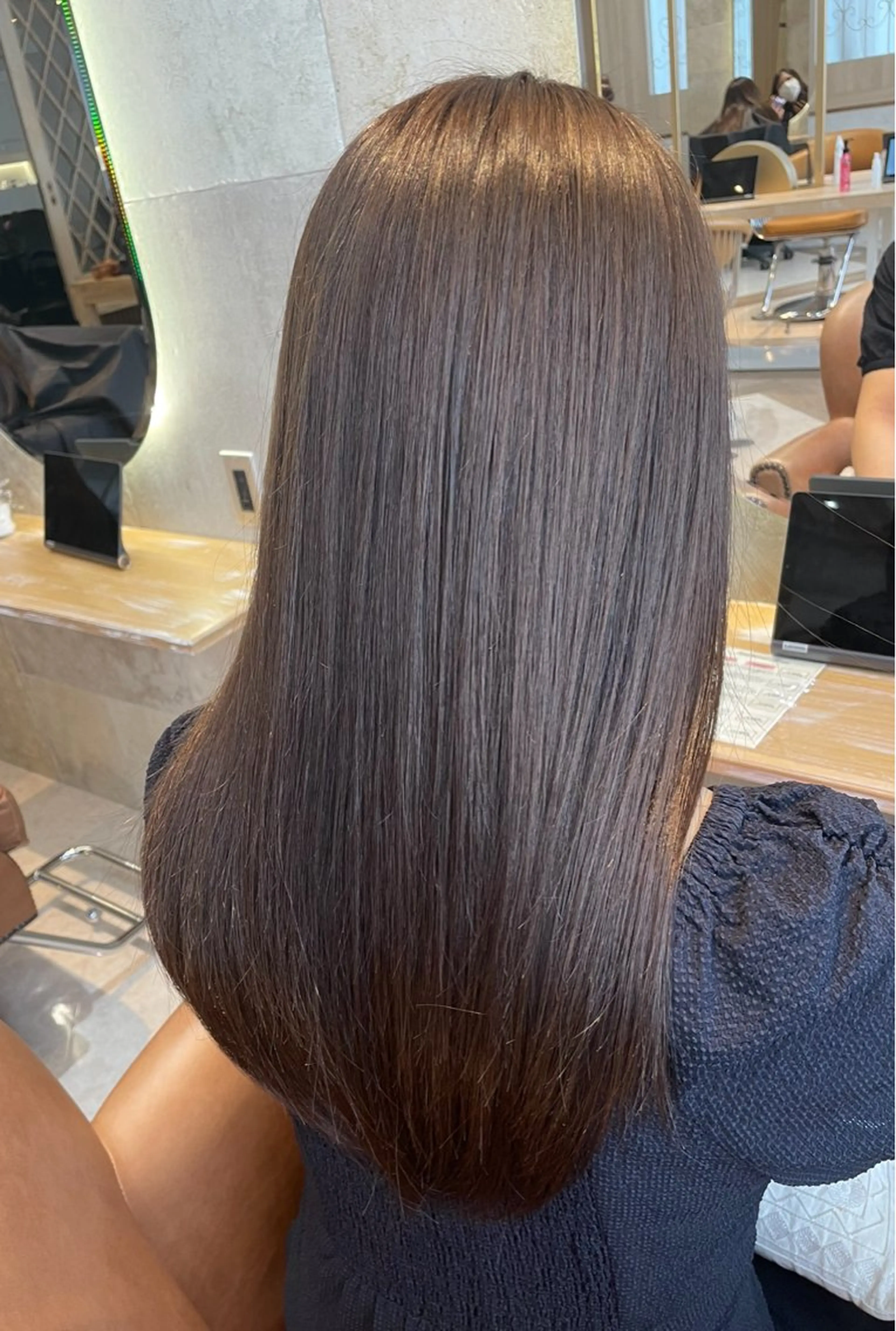 ロング カラー カット ヘアカラー トリートメント 韓国ヘア/髪質改善 /Harunaのヘアスタイル