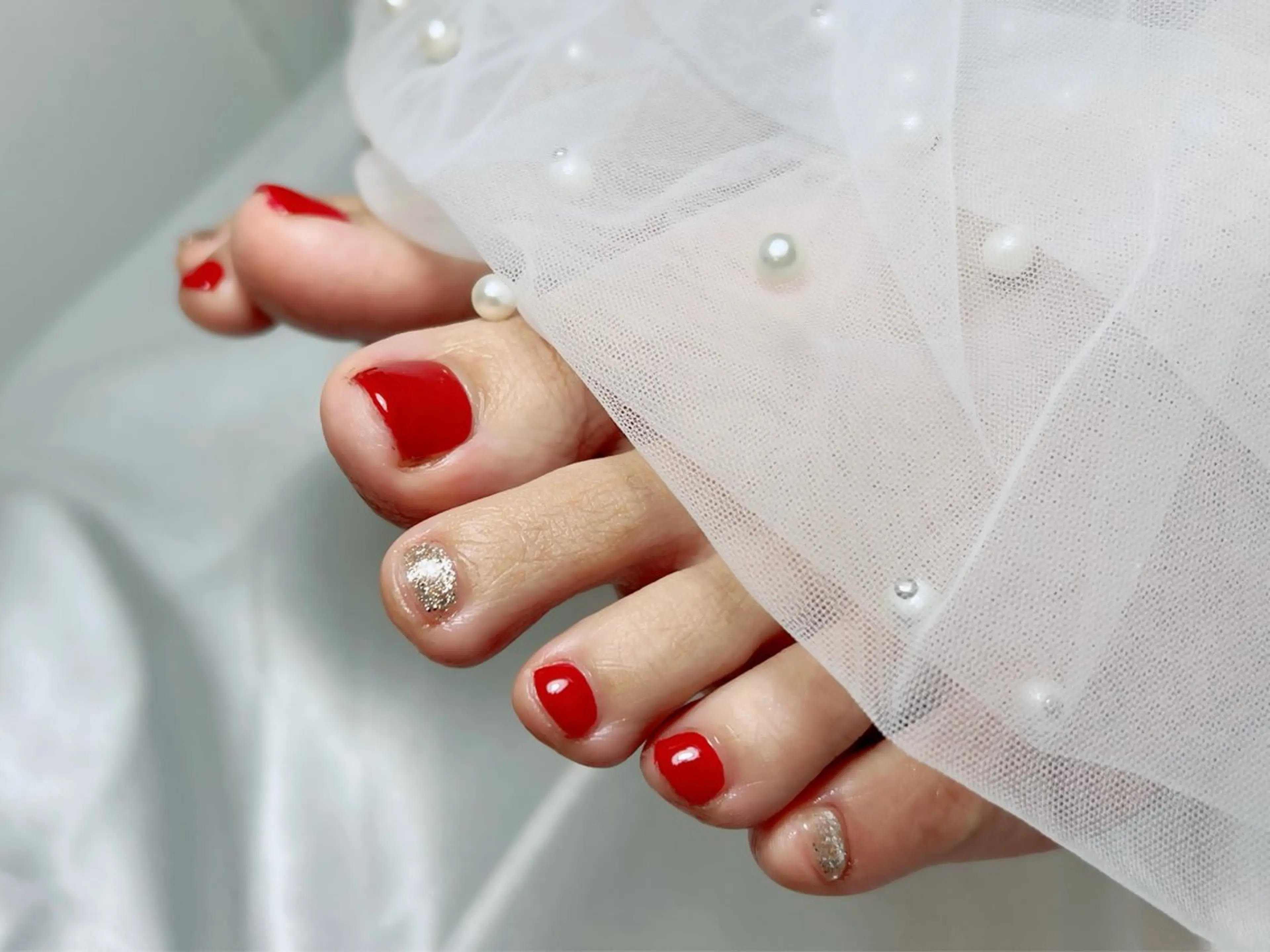 ネイル フットネイル bel fiore .のネイルデザイン