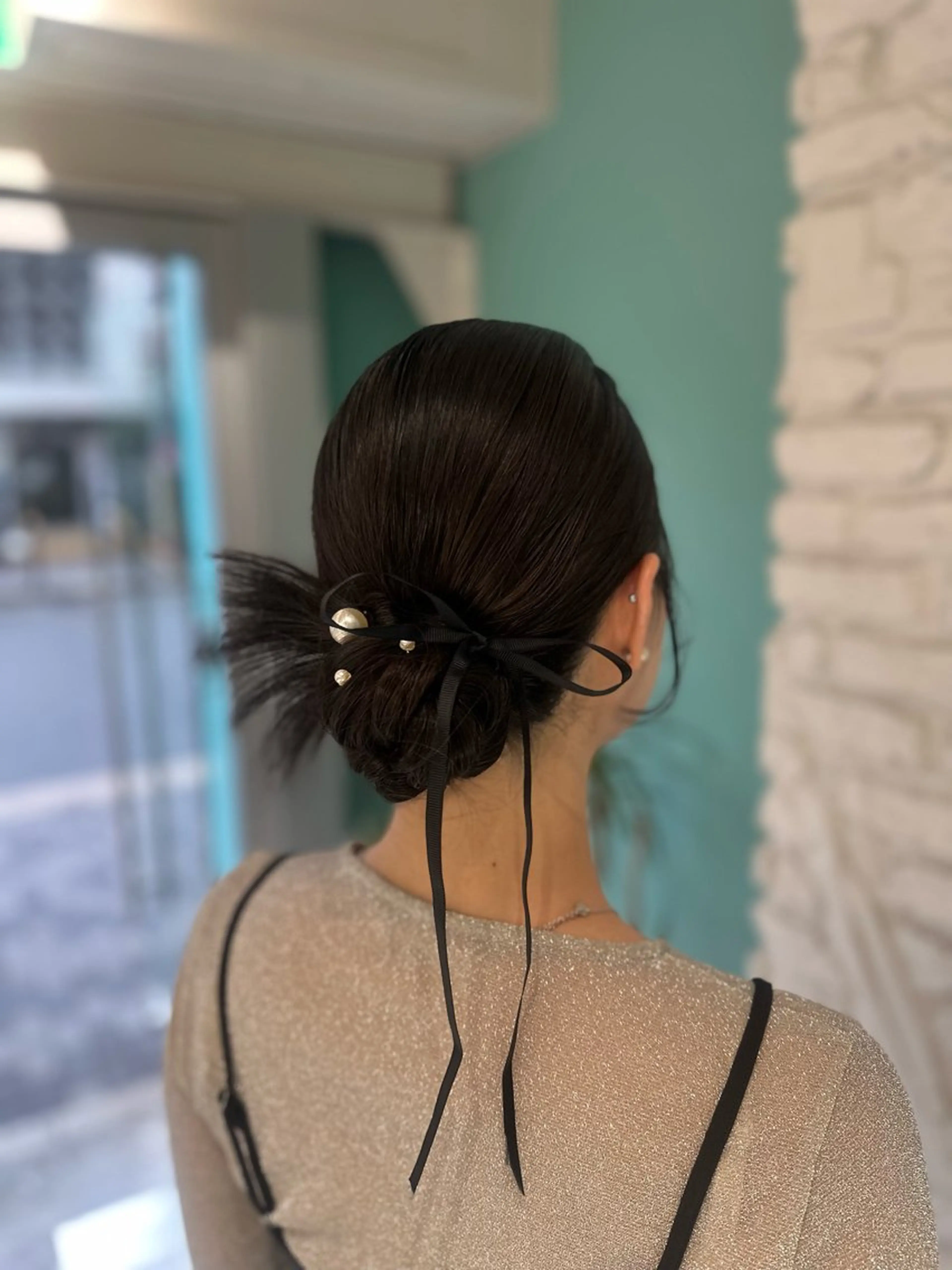 ロング ヘアアレンジ ヘアセット LeeHorie MIUのヘアスタイル