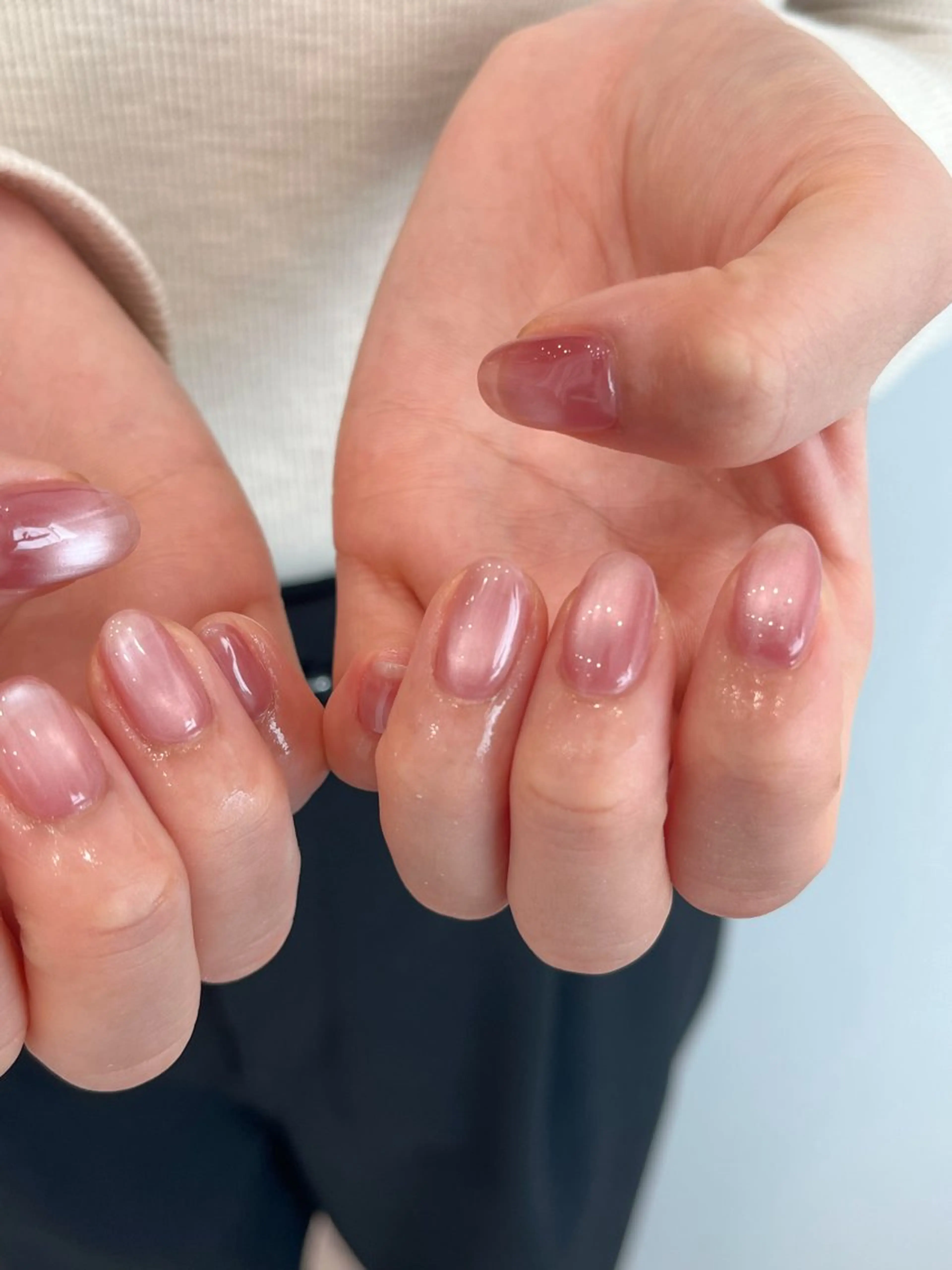 ネイル マグネットネイル ハンドネイル Kaede : 韓国ネイル🎀のネイルデザイン