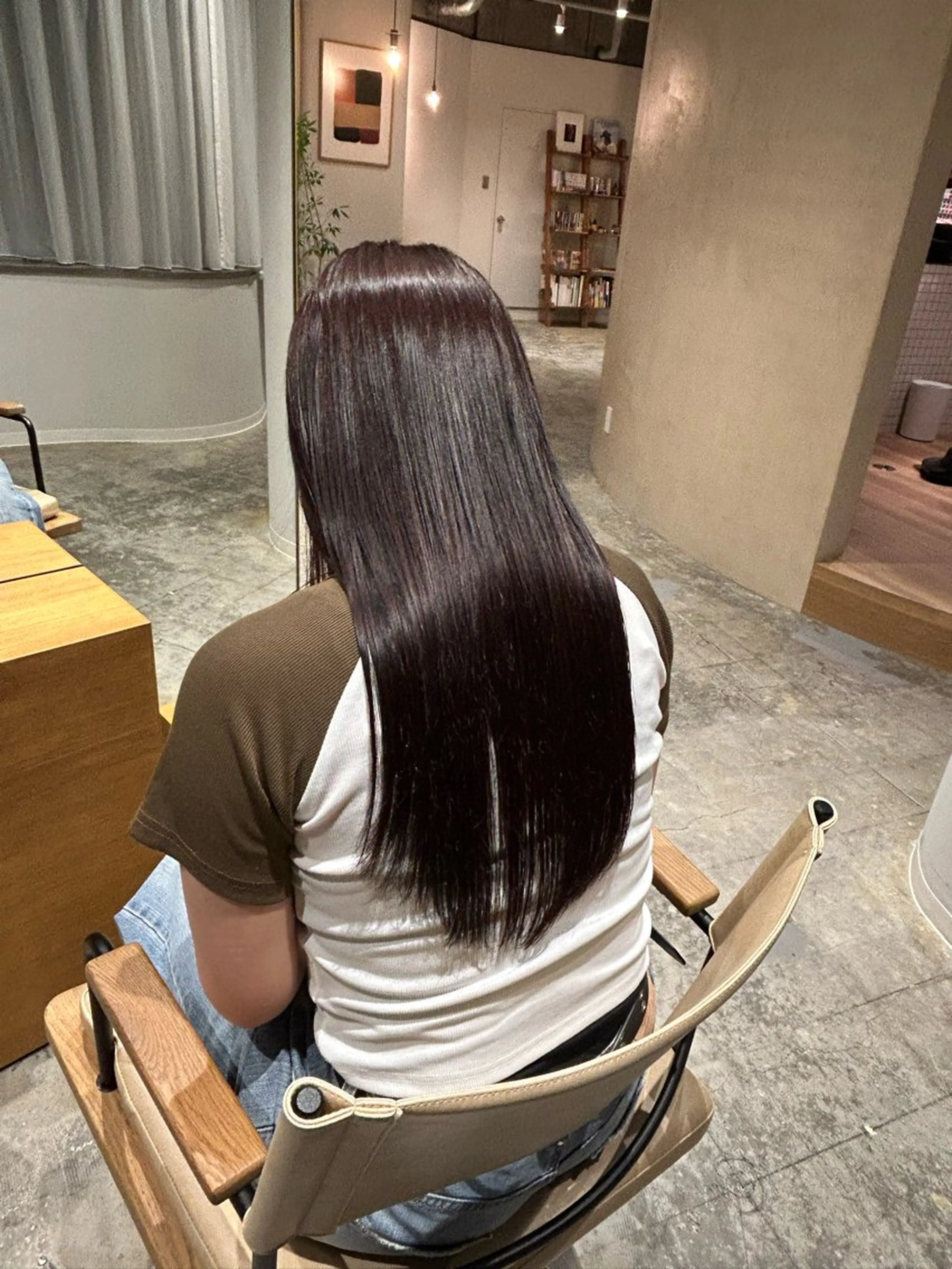 縮毛矯正の写真