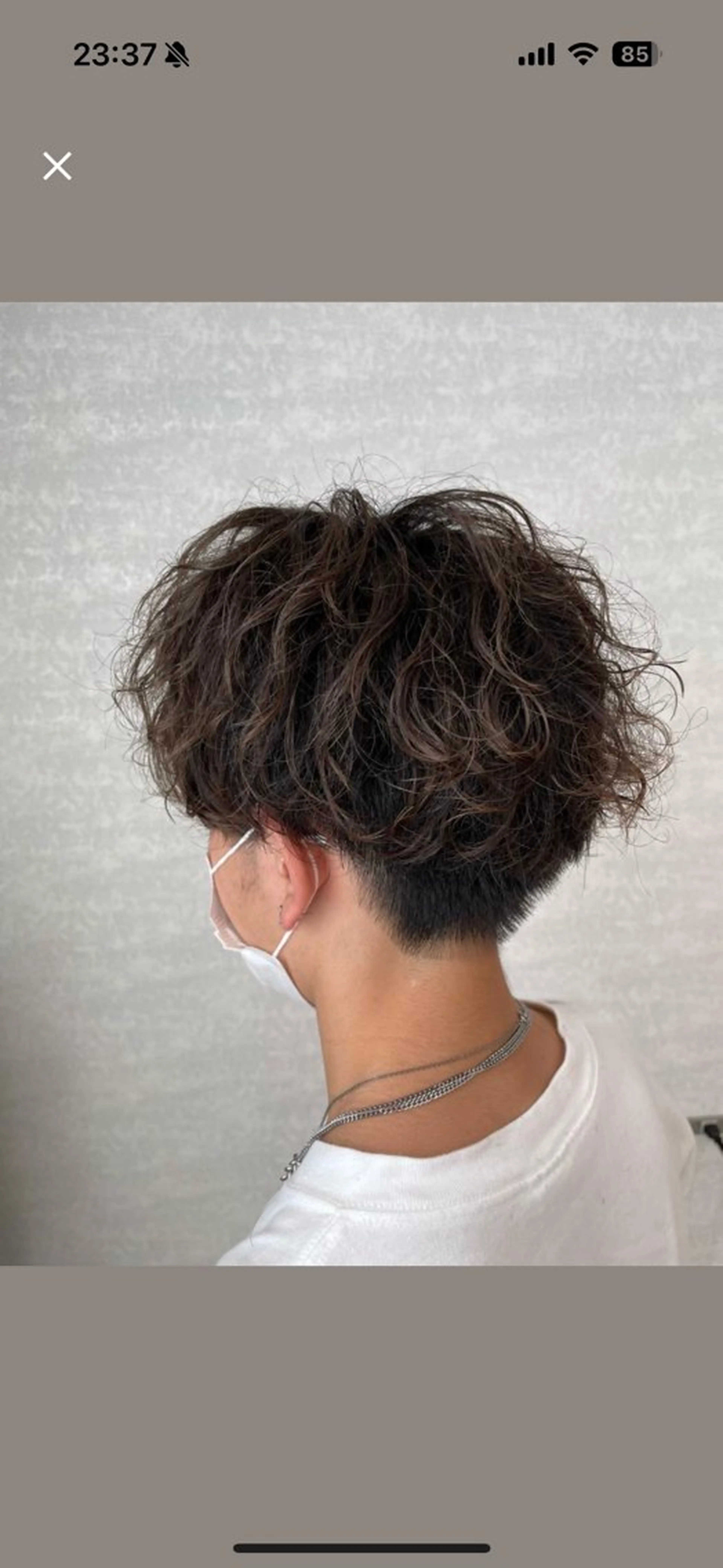 カット+パーマ(スパイラルやツイスト特殊系)+トリートメントの写真