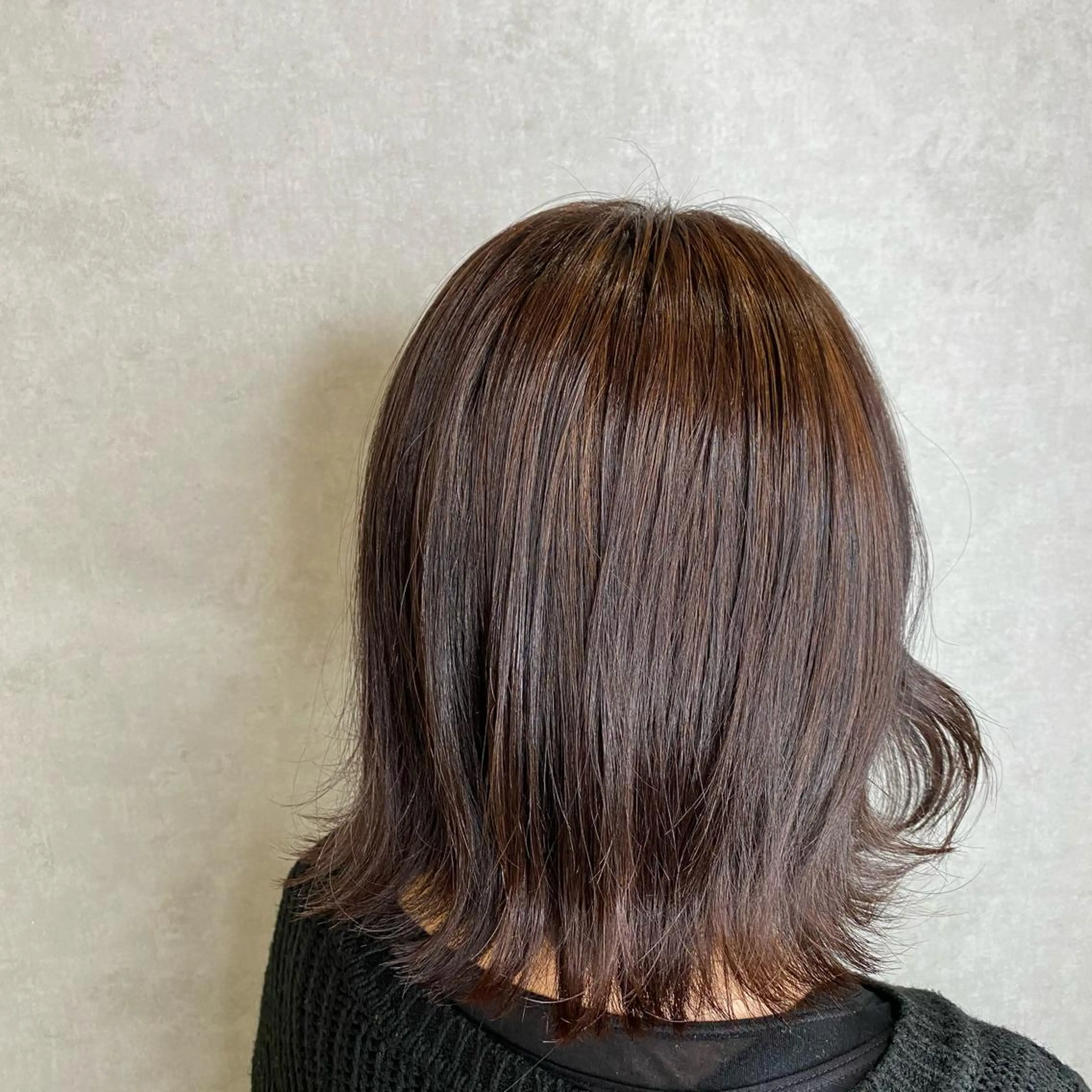 ミディアム 福岡縮毛矯正✨️ ストレート 向井和輝のヘアスタイル