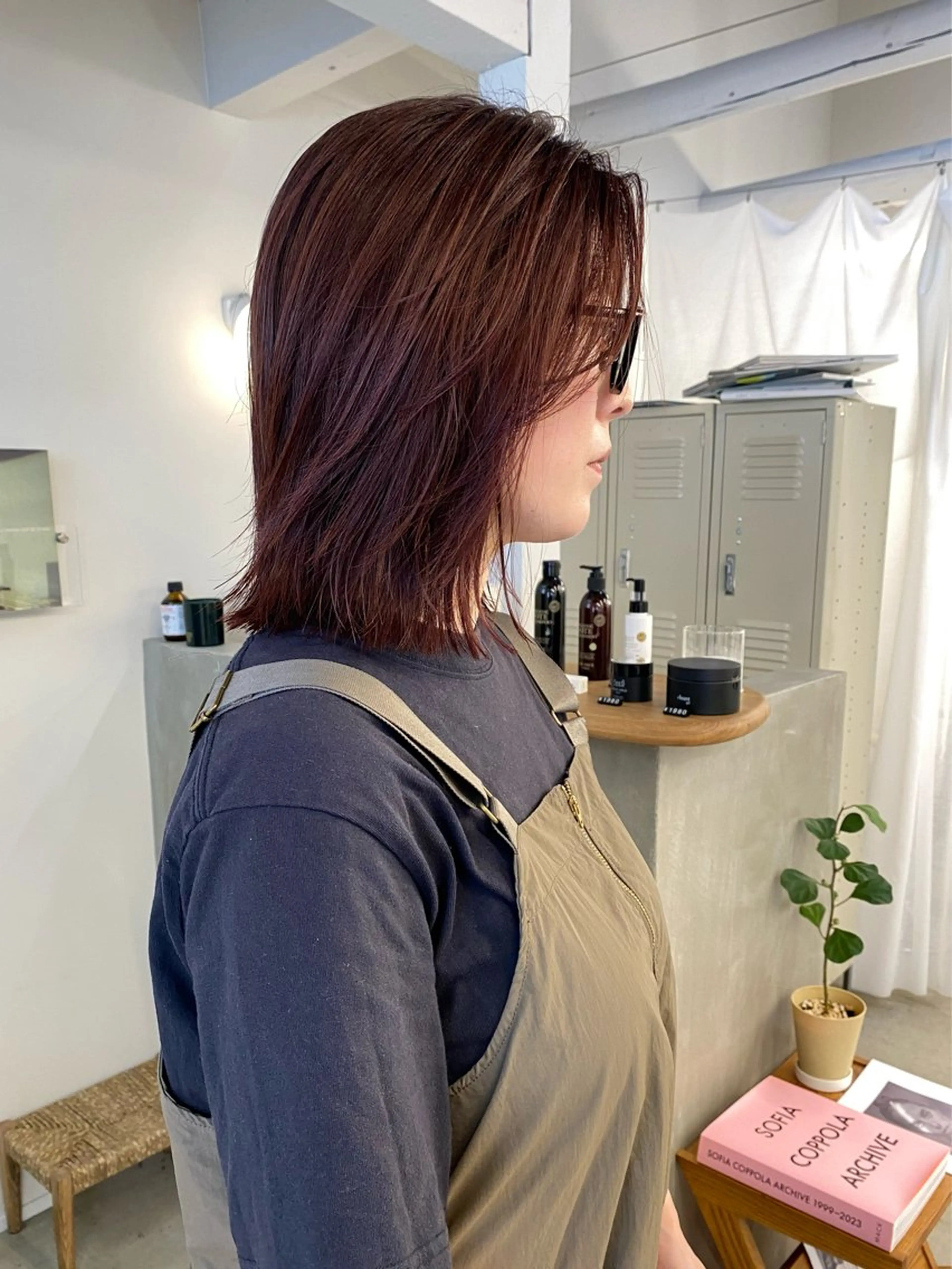 ミディアム カラー tonari 梅田、中崎町のヘアスタイル