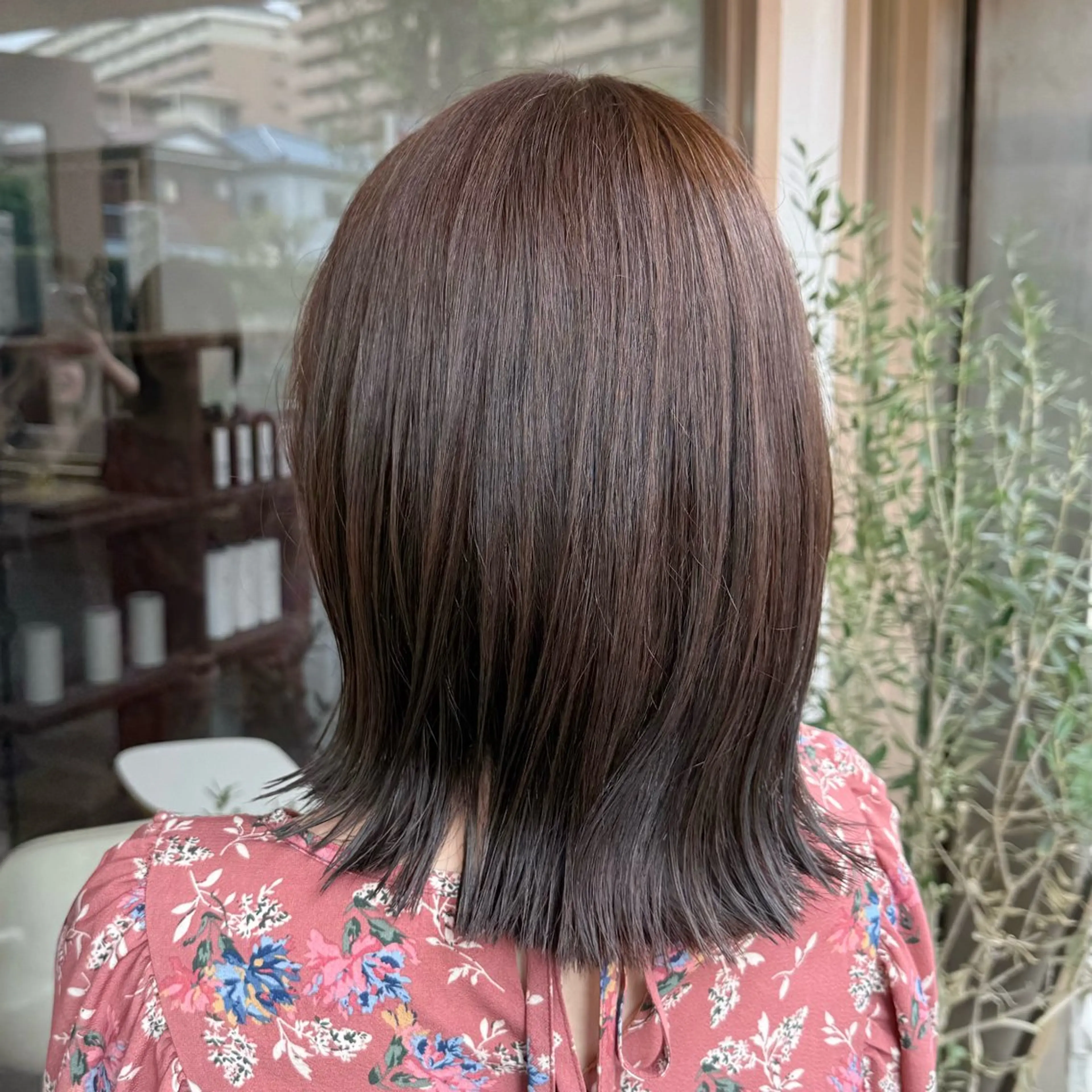 【全員🌿】髪質改善酵素カラー（全体）＋似合わせカットの写真