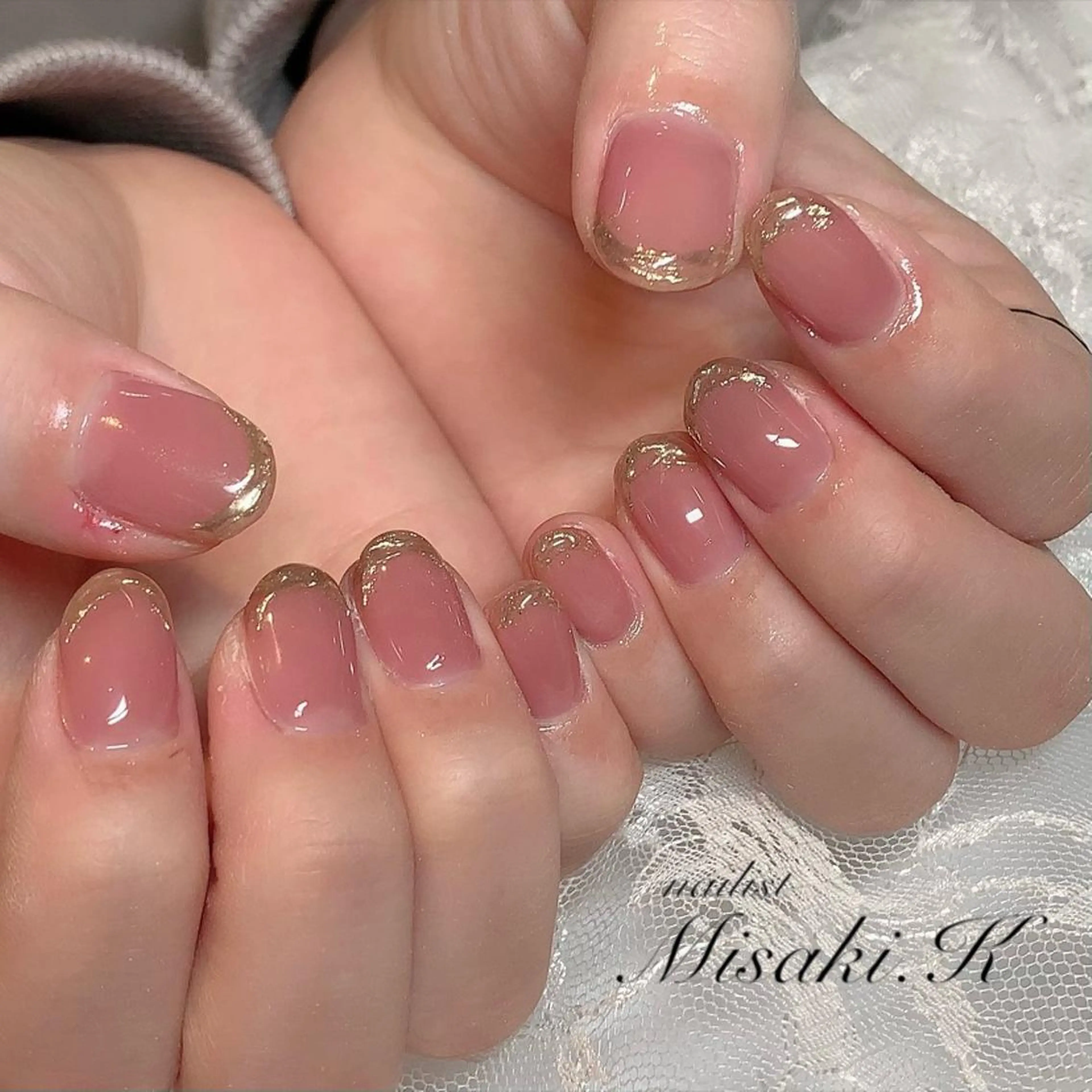 ネイル ミラーネイル K. Misakiのネイルデザイン