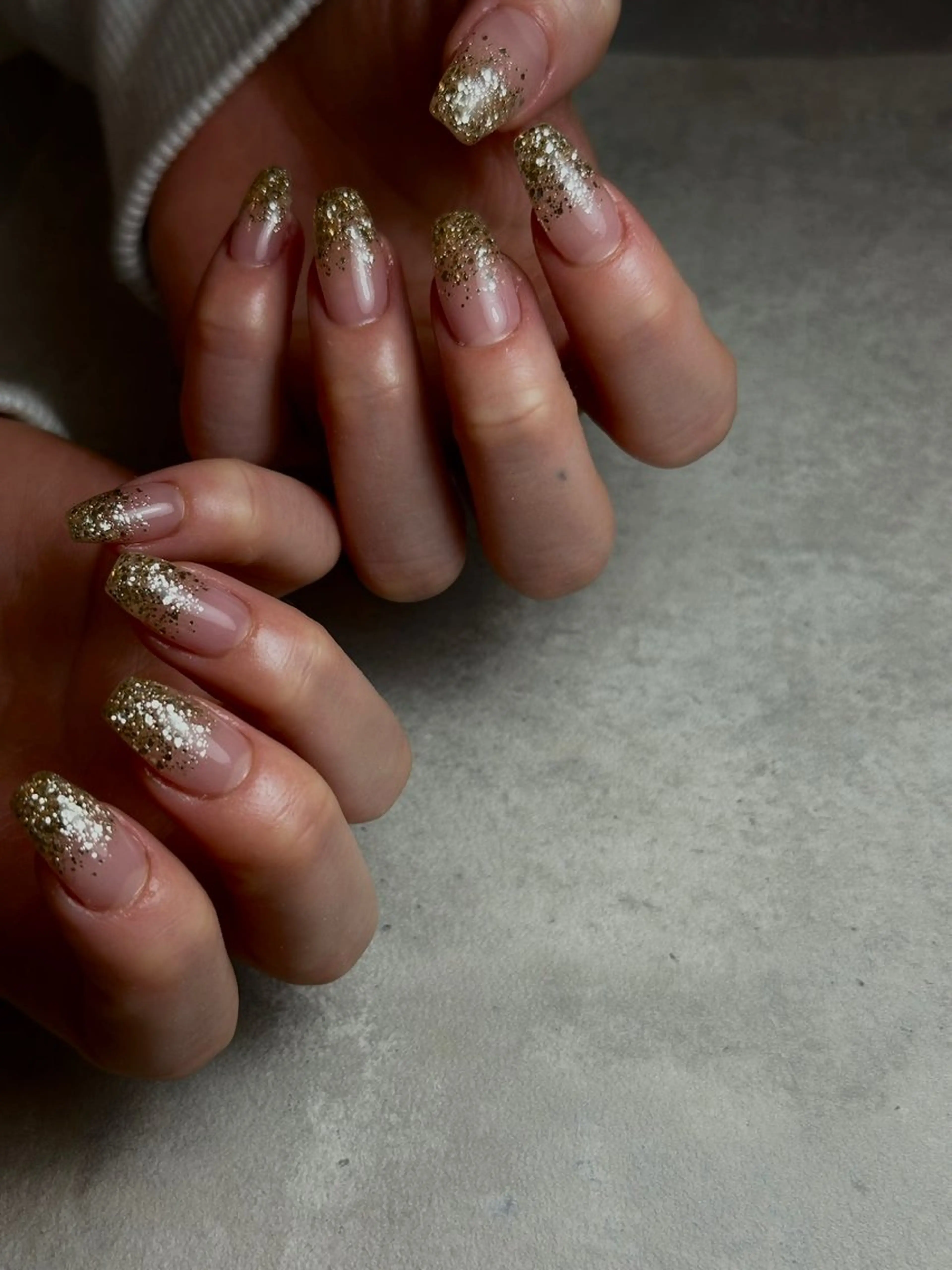 ネイル ラメ(グリッター) ラメグラデーション havi nailのネイルデザイン