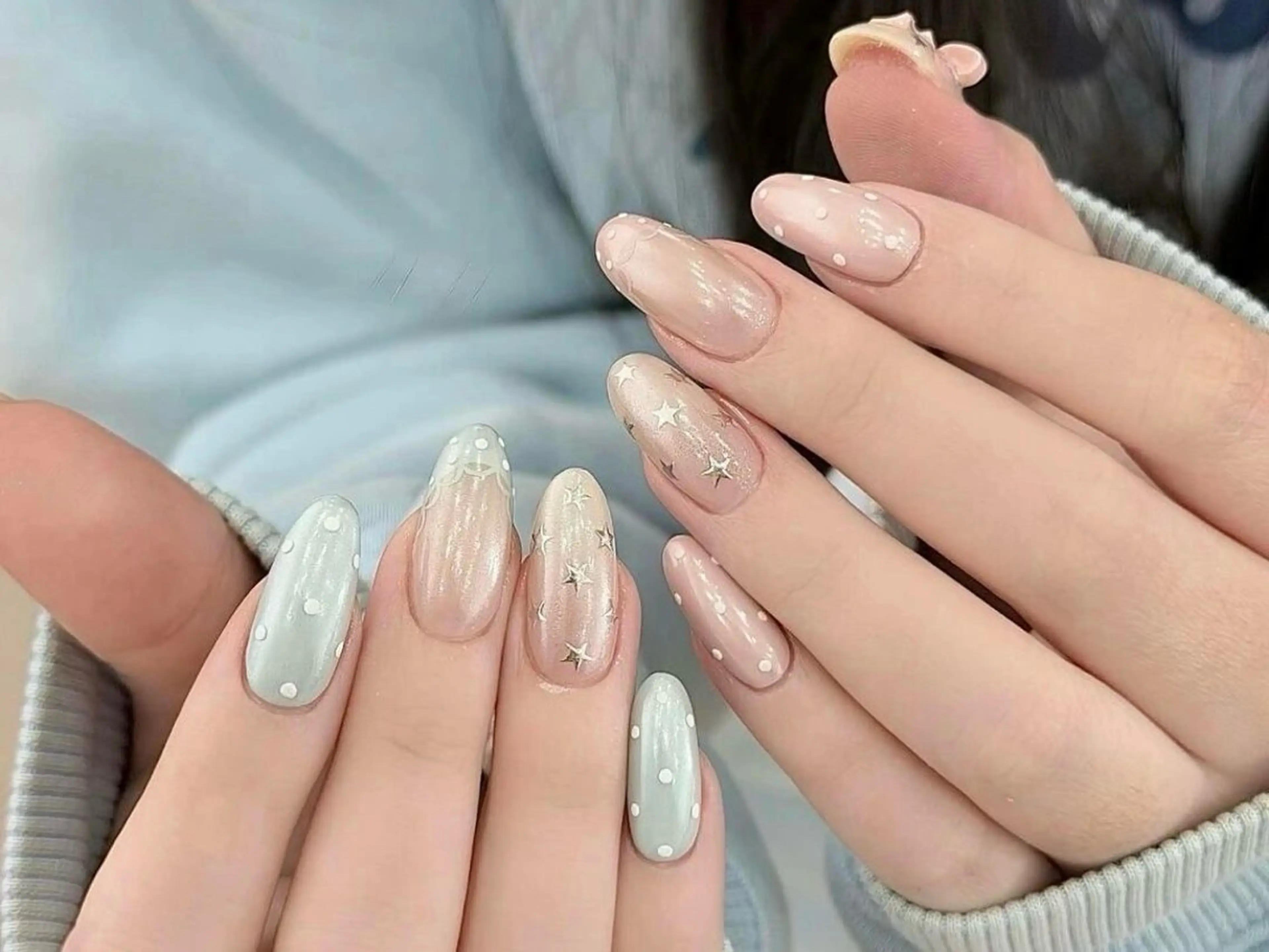 ネイル More Glam Nailsalon 大宮東口店 ～韓国ネイル・ワンホンネイル・スカルプネイル～所属・大宮 愛のネイルデザイン