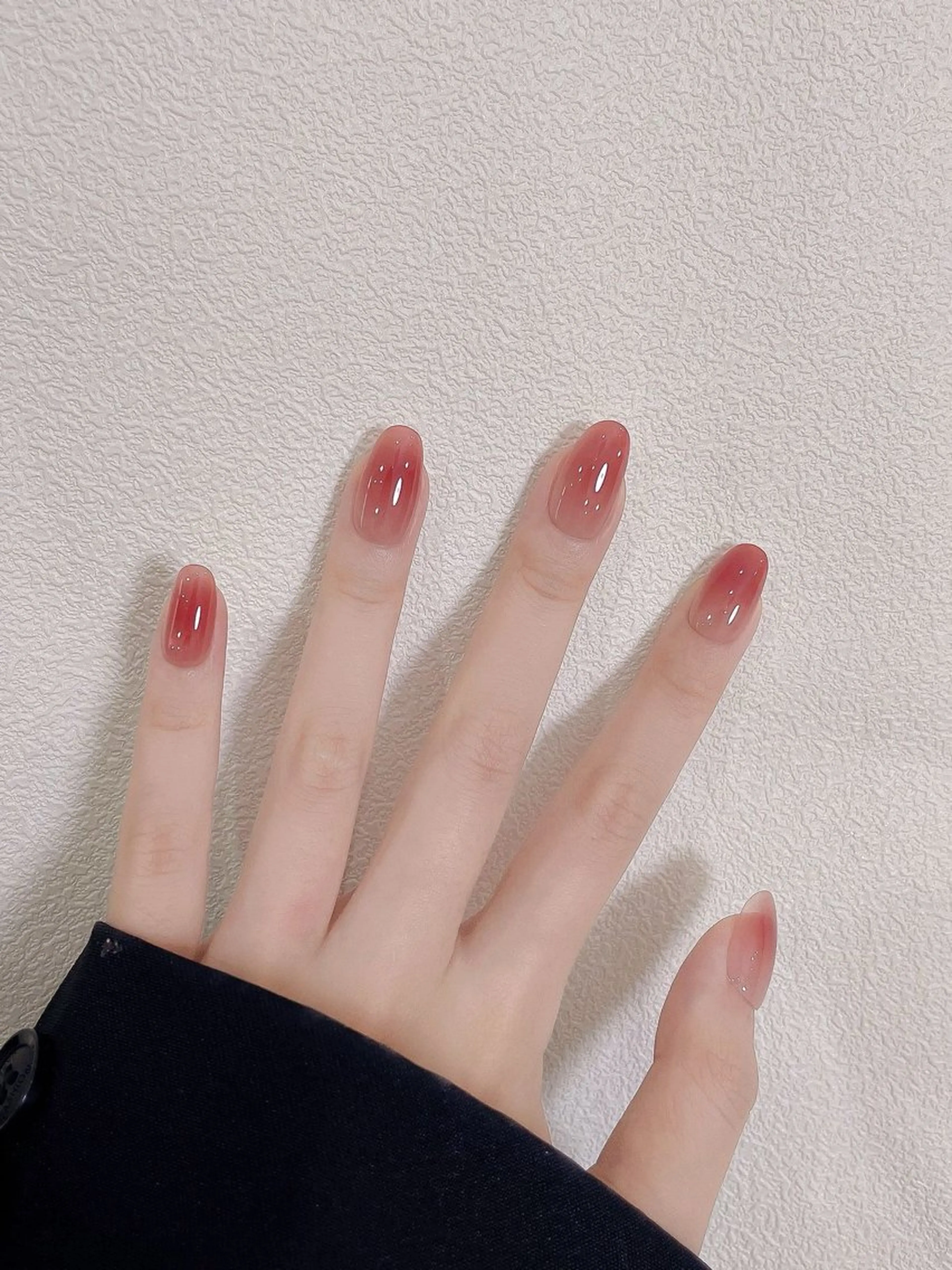 ネイル チークネイル 韓国ネイル ハンドネイル EMI ANA.CHUOのネイルデザイン