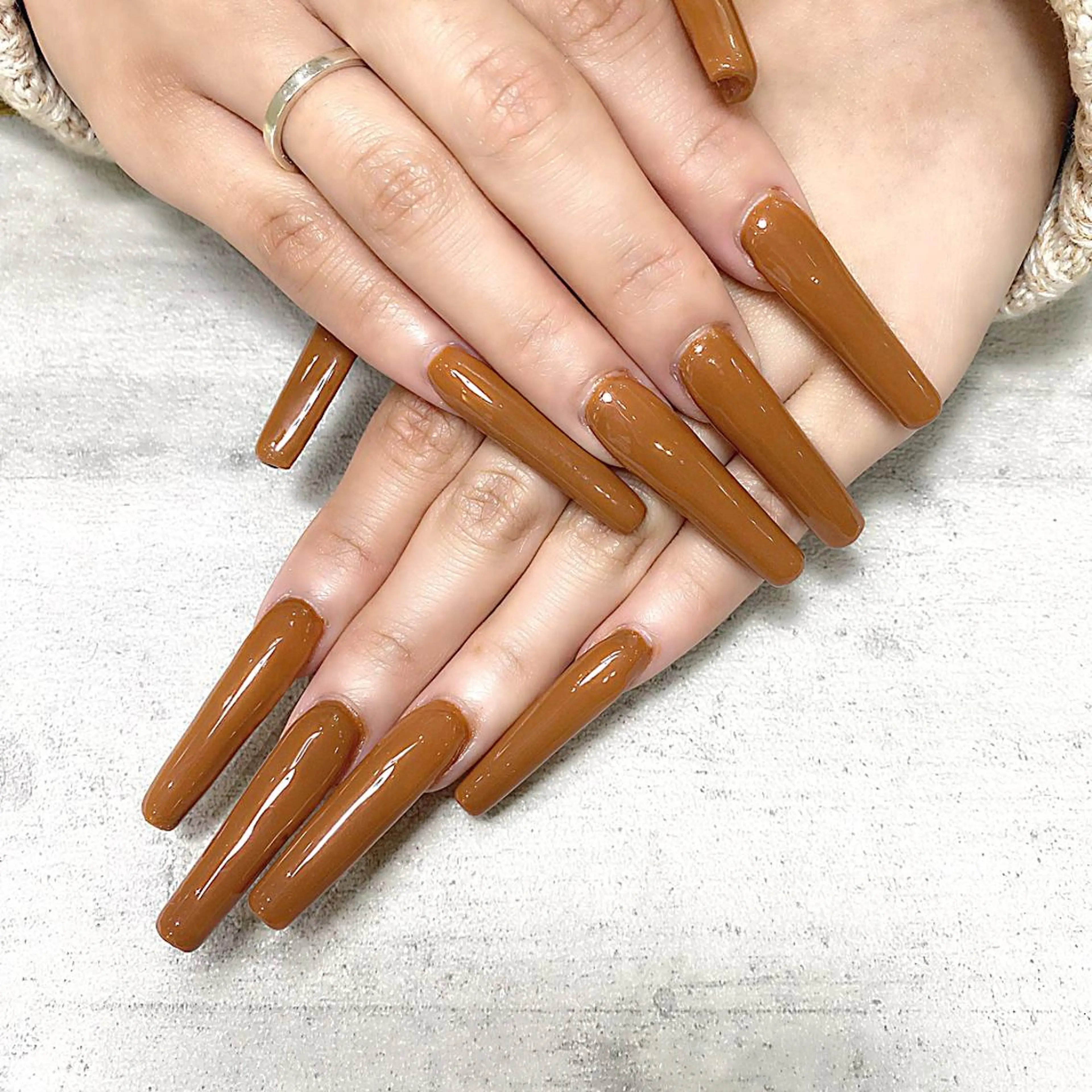 ネイル ロングネイル Rire_eye+beauty_nail所属・Rire_ nail_yukiのネイルデザイン