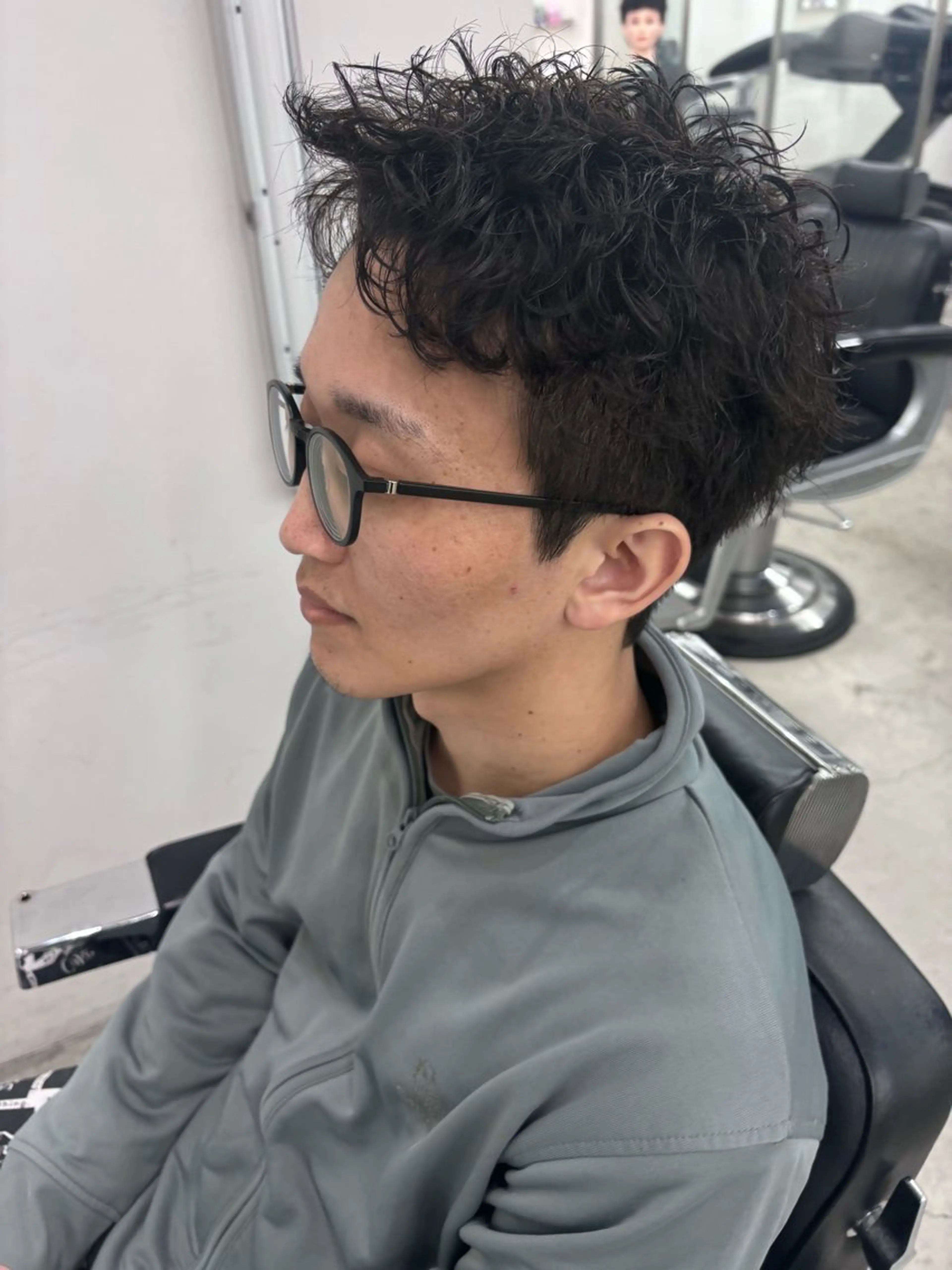 メンズ カット パーマ 土岐 仁/メンズ専門 パーマ特化美容師🌀のヘアスタイル