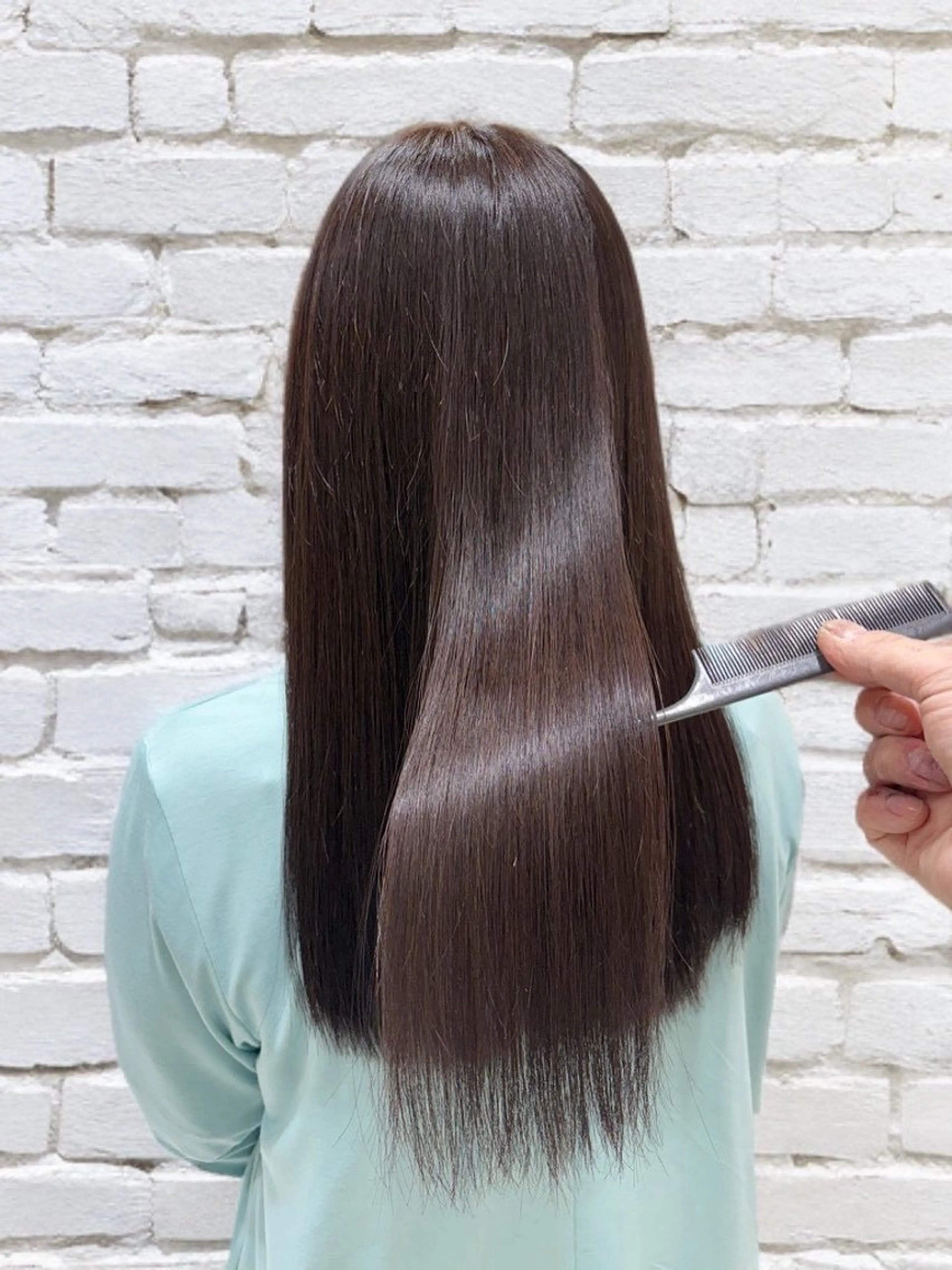 セミロング brace 小笹花純のヘアスタイル