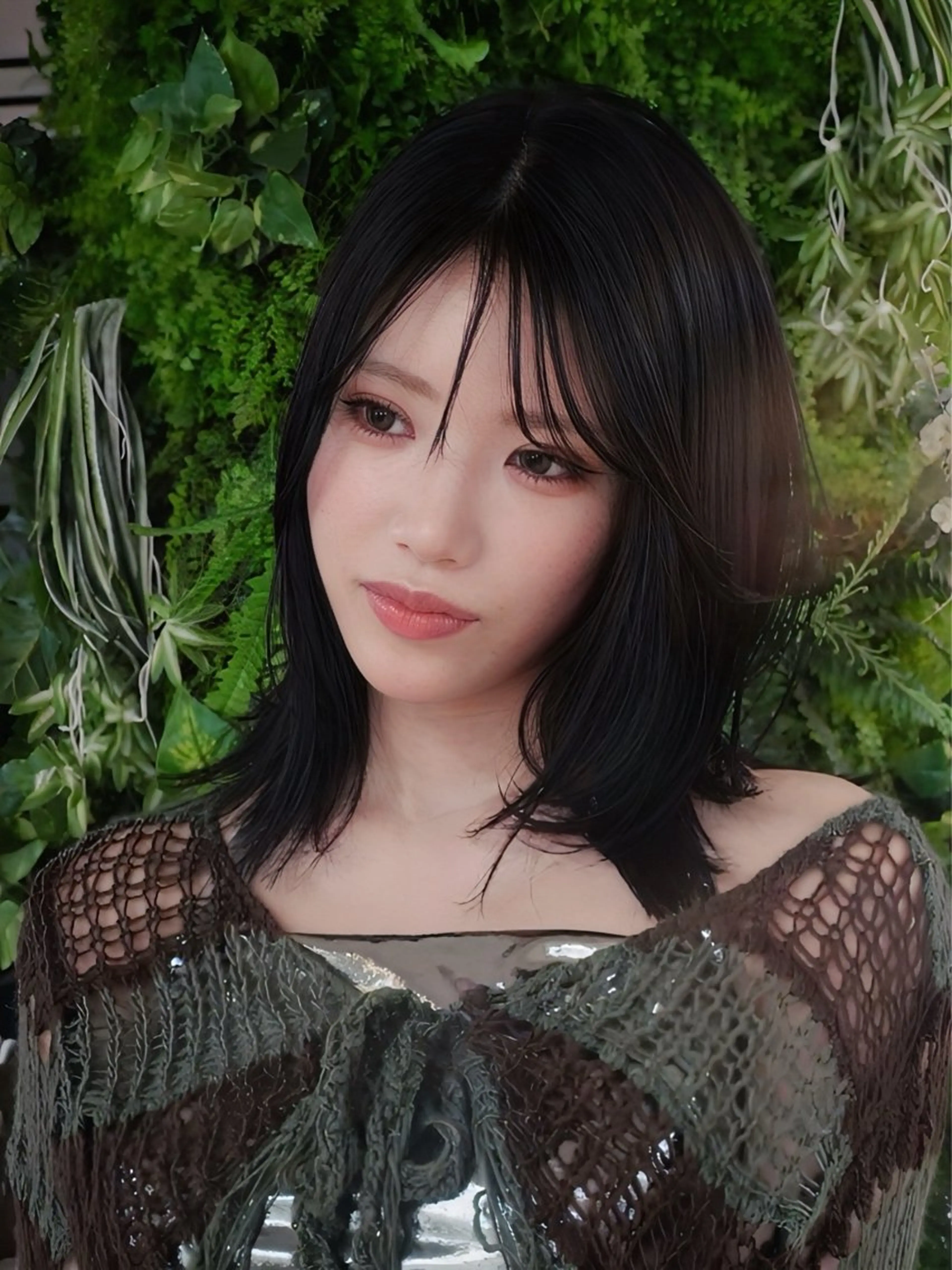 ミディアム カラー 顔周りカット カット ヘアカラー トリートメント Pocket仙台 💚モエリのヘアスタイル