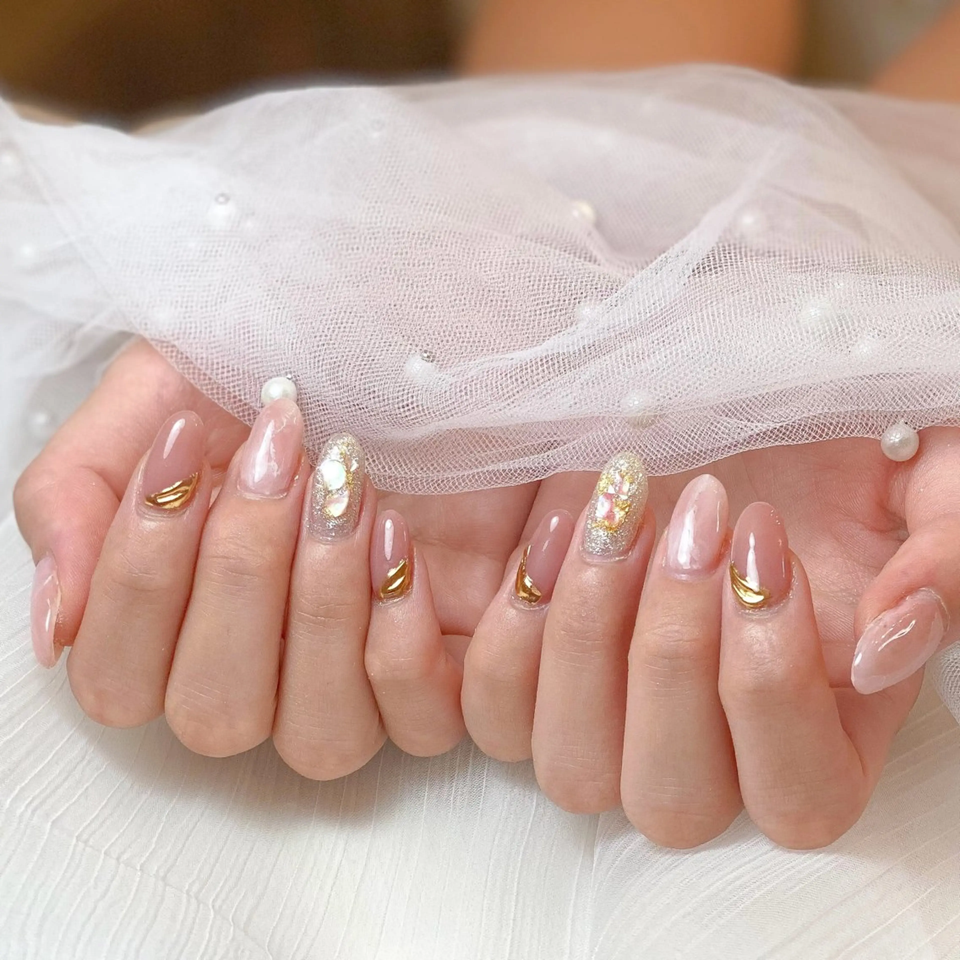 ネイル ネイル空間所属・muguet🎀 nailのネイルデザイン