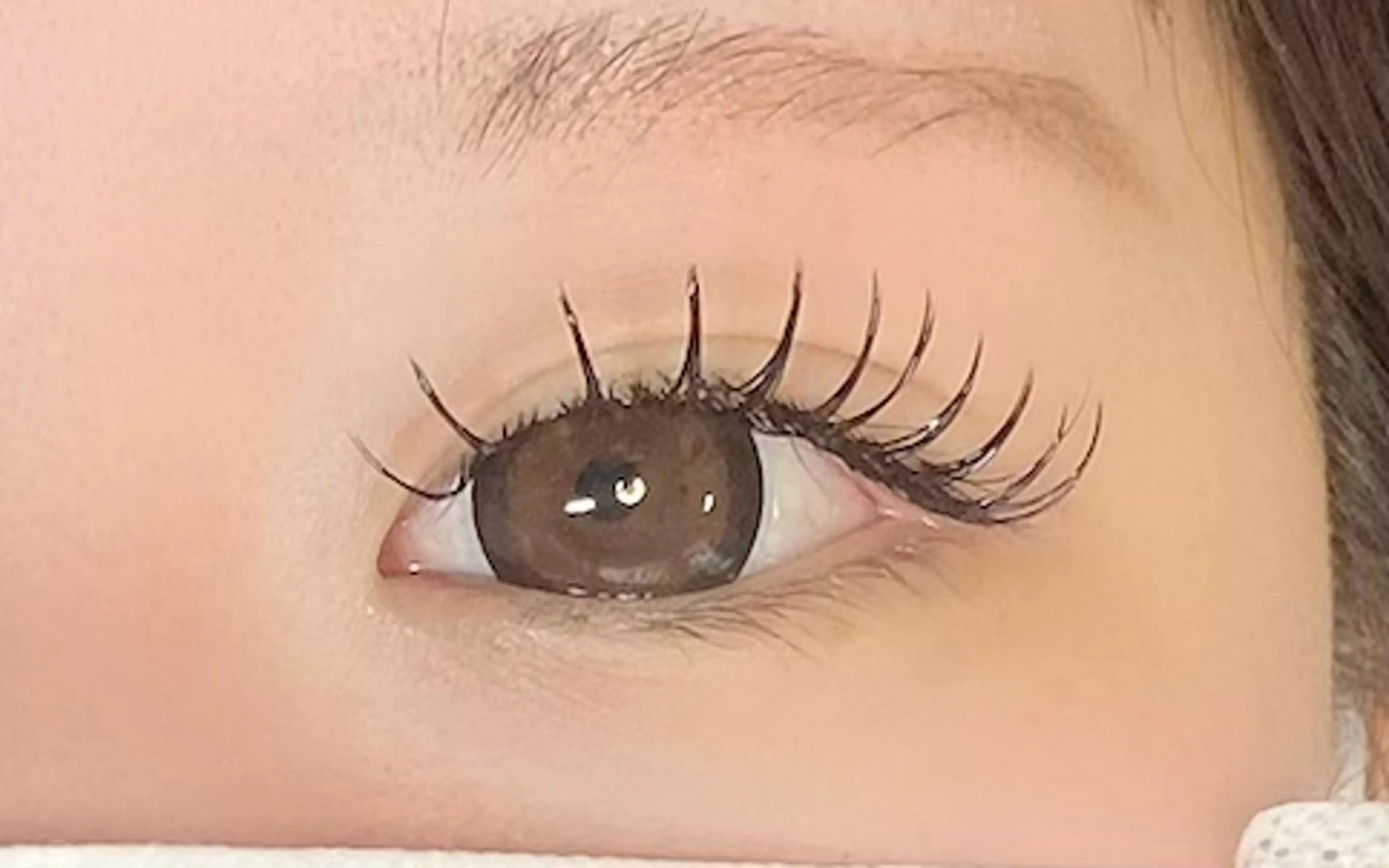 マツエク・マツパ 付け放題 フラットラッシュ amie久宝寺店所属・amie 伊藤のマツエク・マツパデザイン