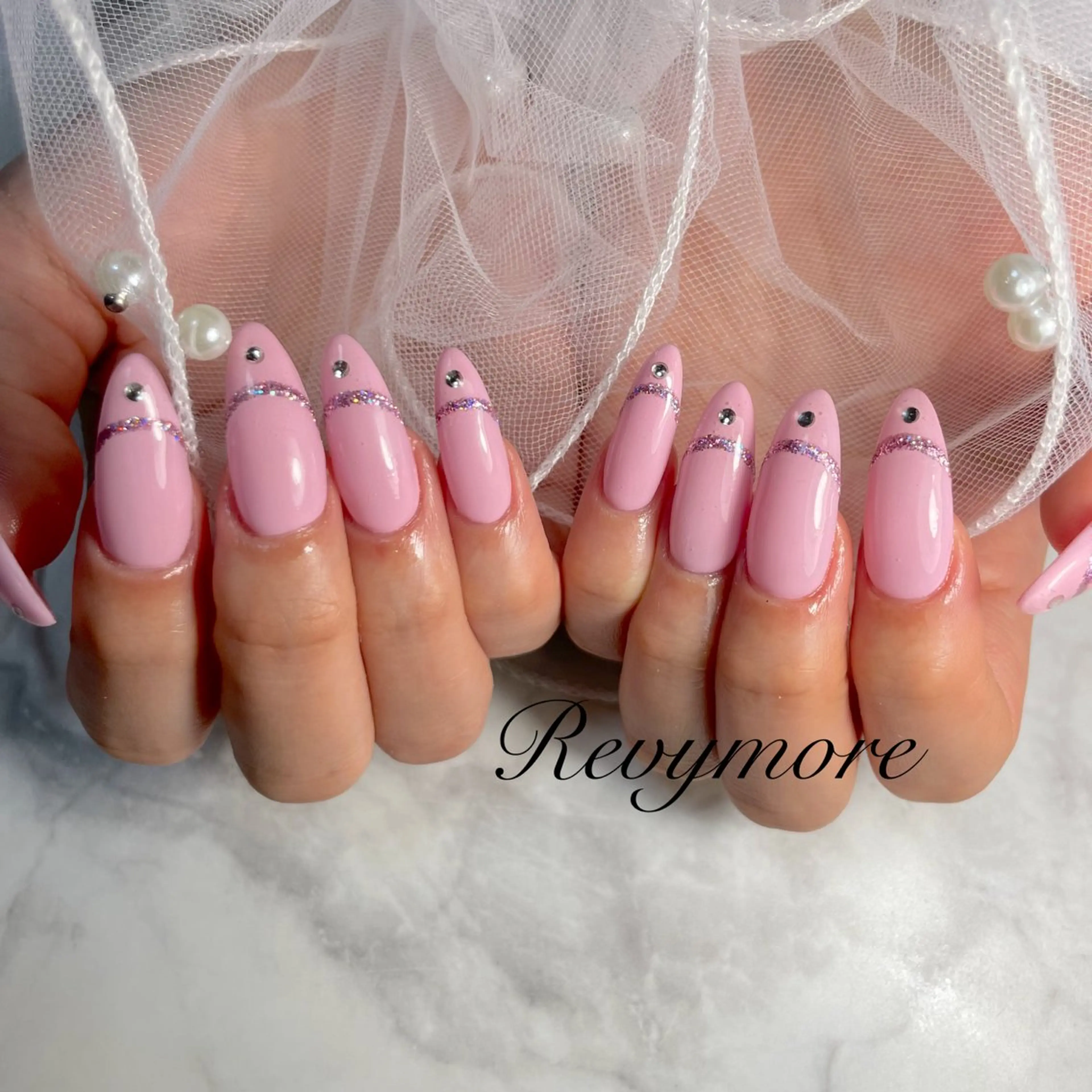 ネイル フレンチネイル ジェルネイル 韓国ネイル ニュアンスネイル オフィスネイル nail salon Revymore所属・nail salon Revymoreのネイルデザイン