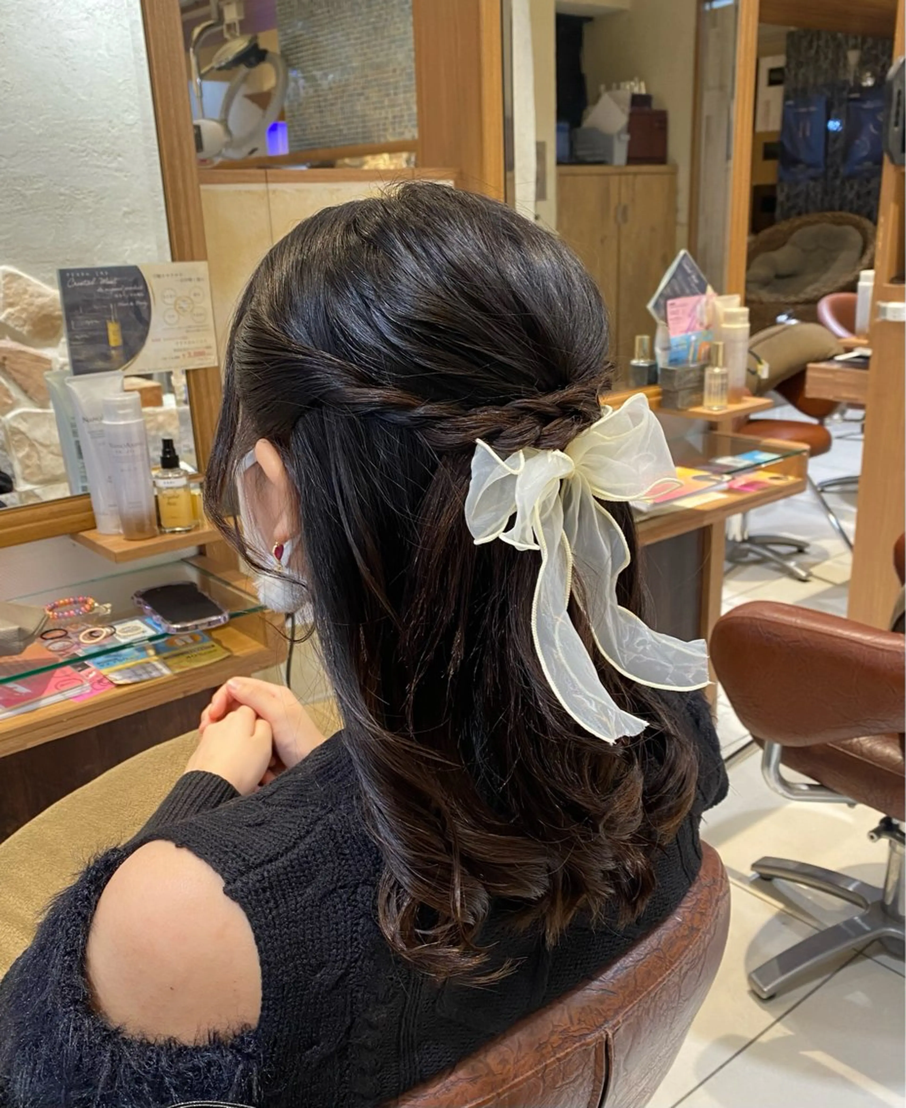 ヘアアレンジ ハーフアップ デート ヘアセット ♡ヘアアレンジ♡ naraのヘアスタイル